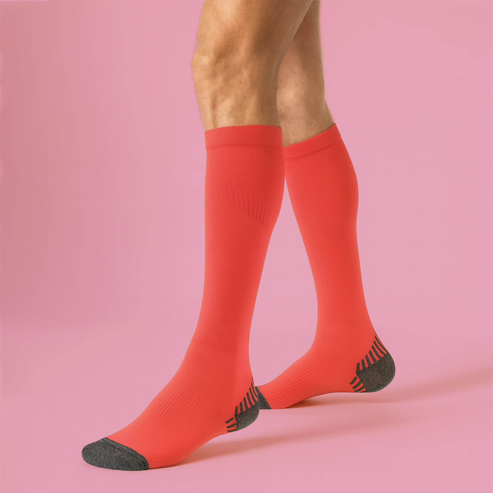 COMODO - Unisex Lange Laufsocken Kompression Sportsocken für Running/Joggen 3/4