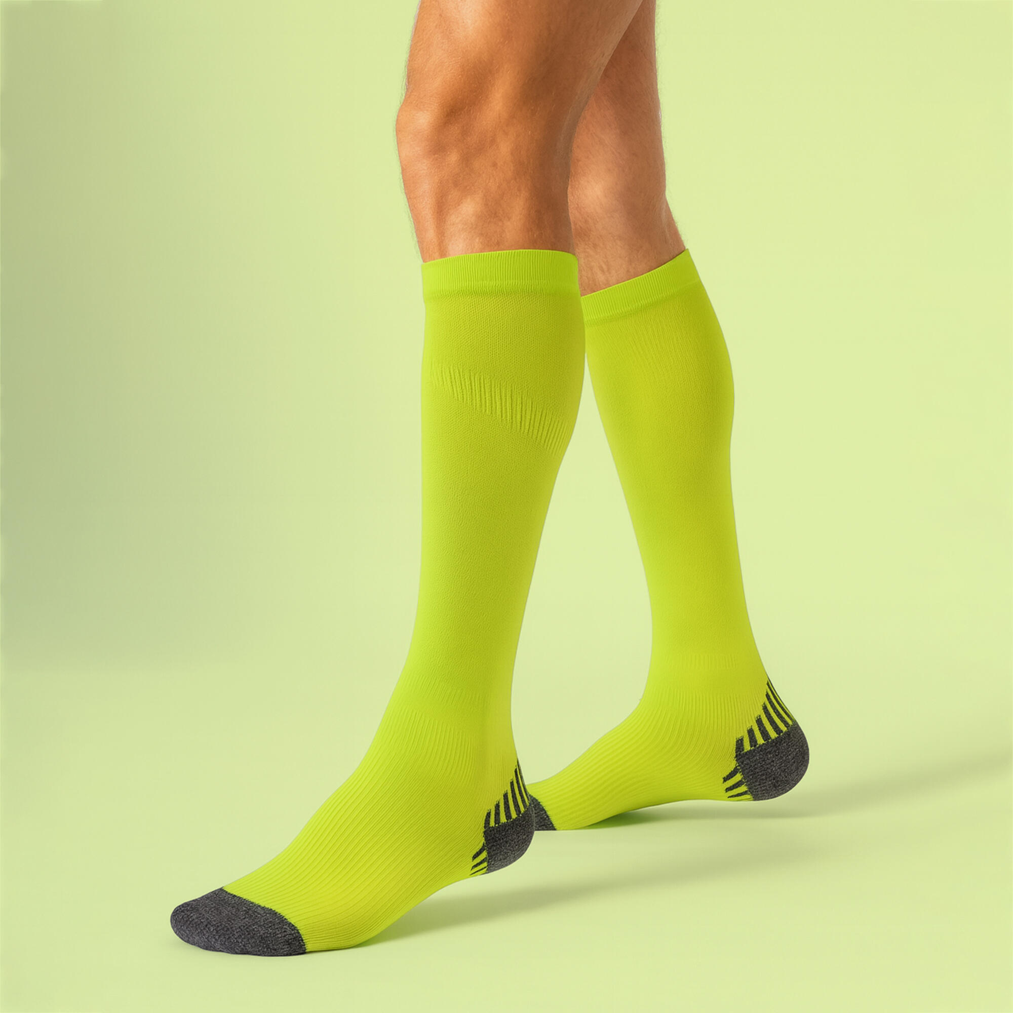 Kompressionskniestrümpfe Comodo Unisex mit gepolsterter Sohle 3/4