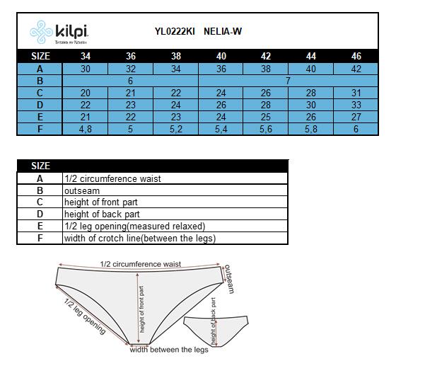 Culotte femme Kilpi Nelia (x2) 3/3