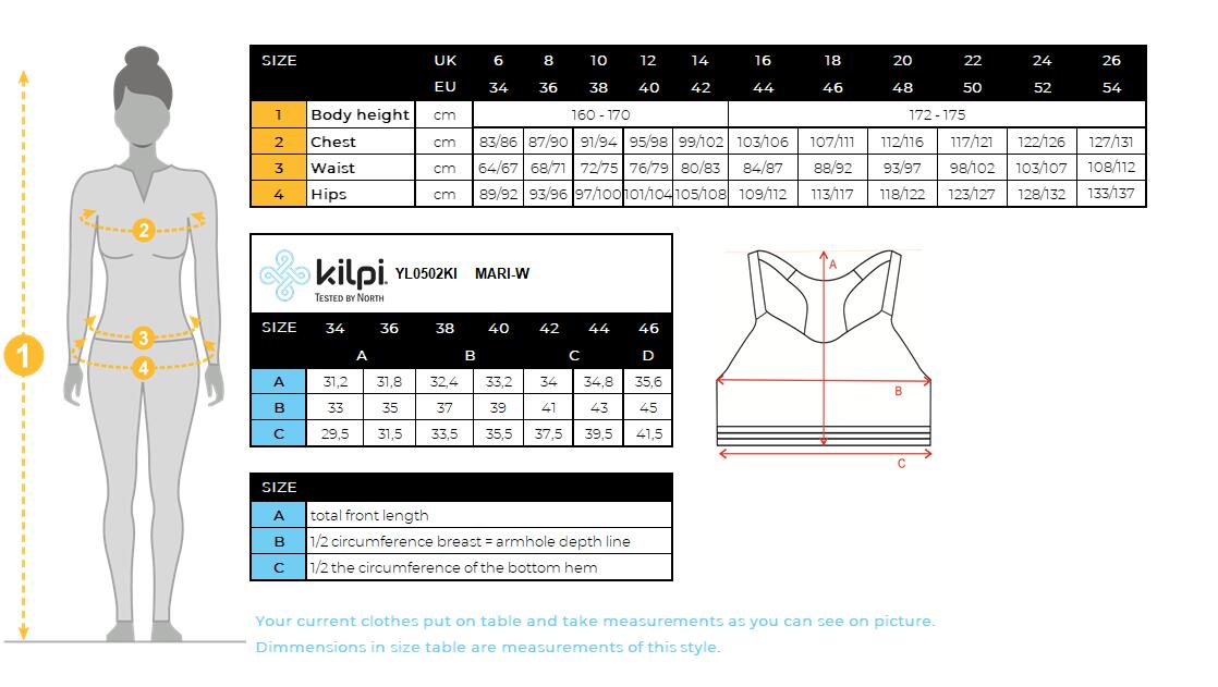 Reggiseno sportivo da donna Kilpi MARI-W 5/5