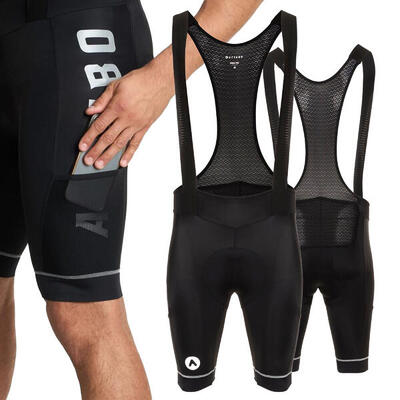Attabo heren fietsbroek kirun pro bib shorts cargo