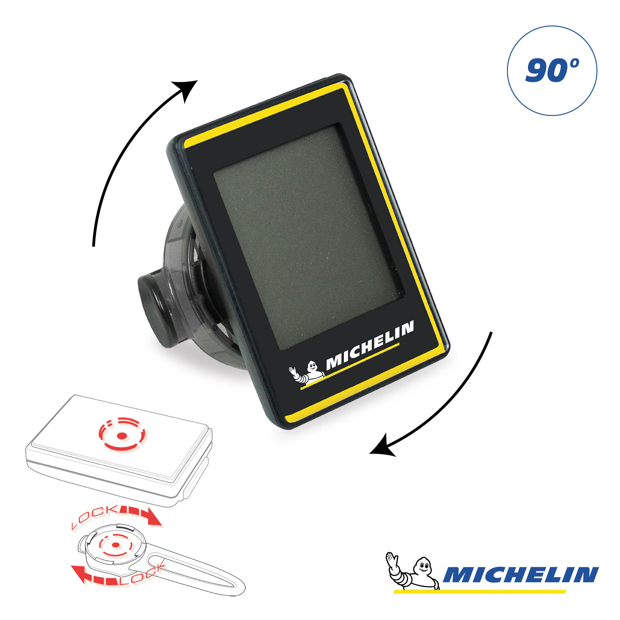 Compteur vélo sans fil batteries incluses 2/4