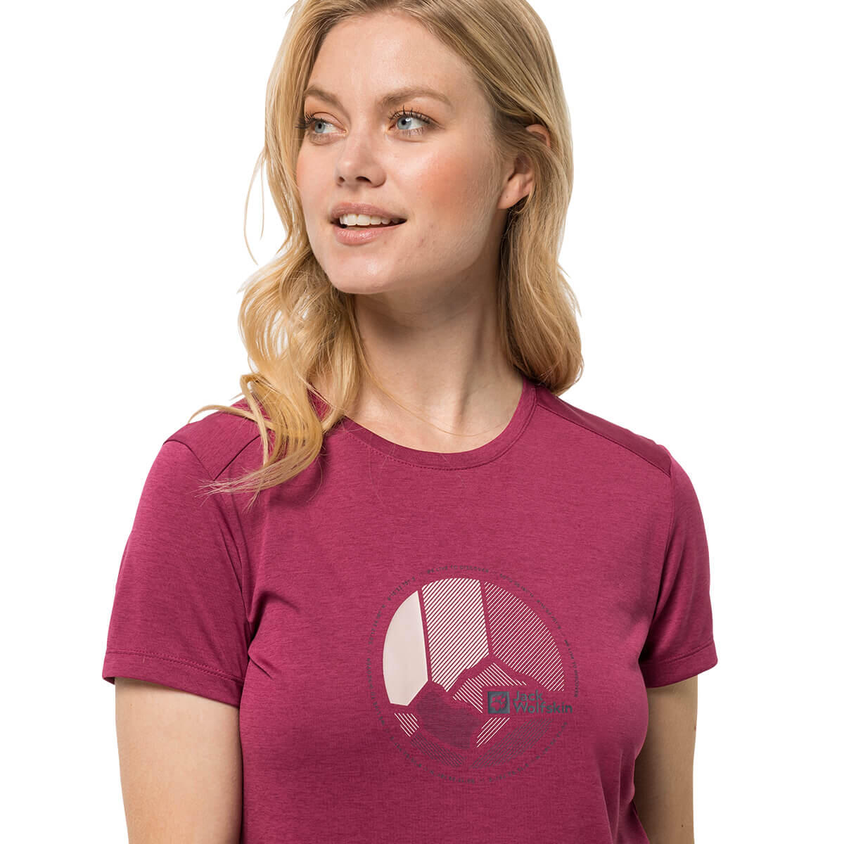 Damen T-Shirt Crosstrail Graphic 3/4