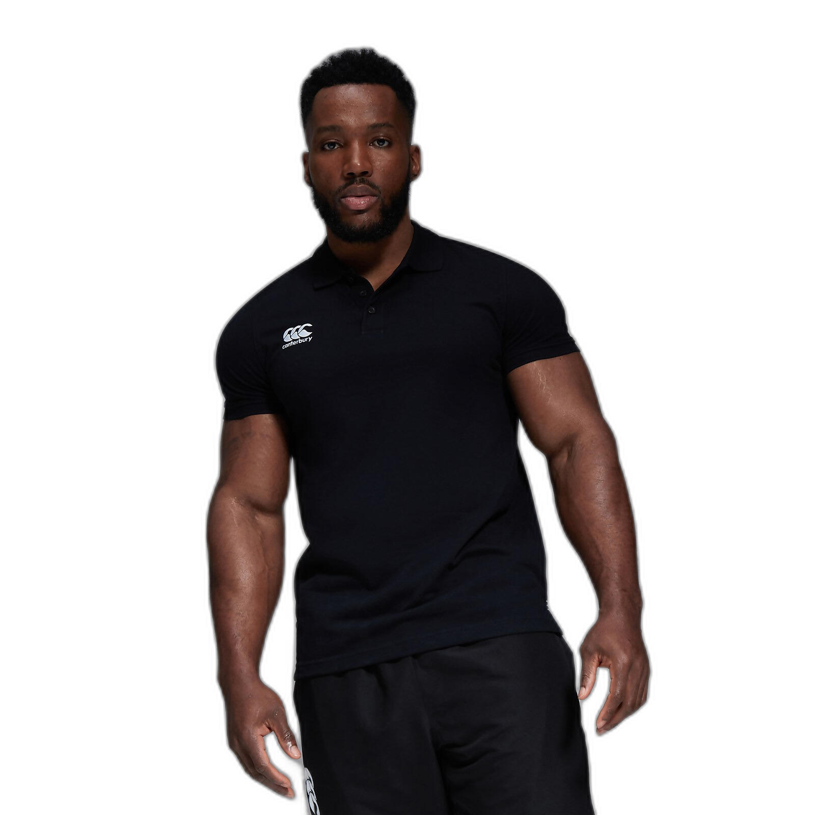 Rugby Sport Polo'S - Heren Volwassenen Zwart 3/6