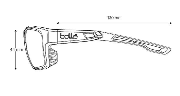 Sportbrille AIRDRIFT mit polarisierten high-contrast-Gläsern Kat 3 6/7