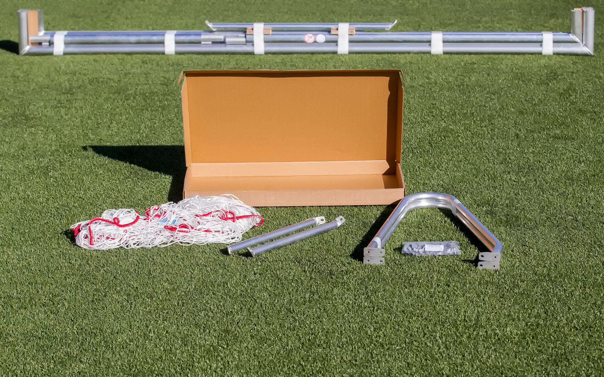 Voetbaldoel Hobby - Demontabel 300x200cm (Aluminium) 4/4