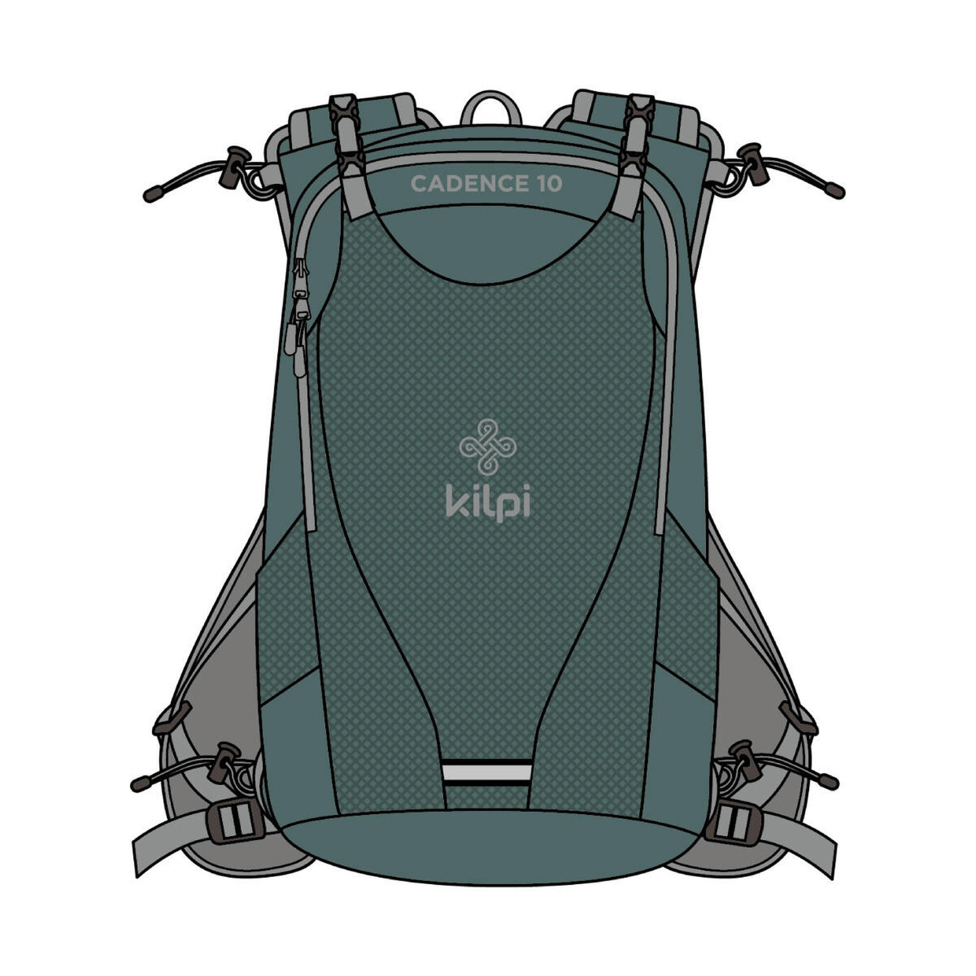 Plecak do biegania i na rower Kilpi CADENCE 10-U