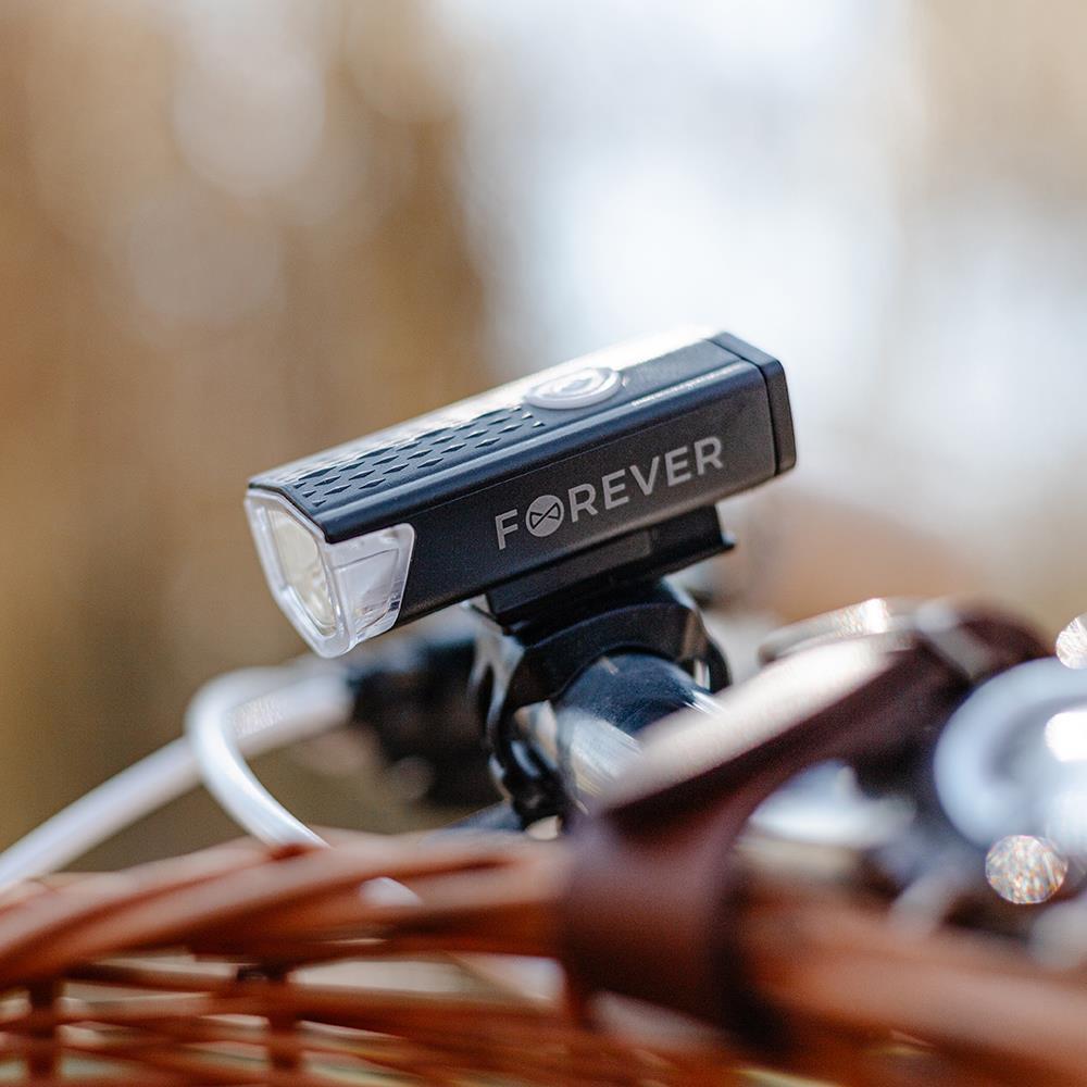 Lampe de vélo Forever Éclairage avant + arrière LED 5/7