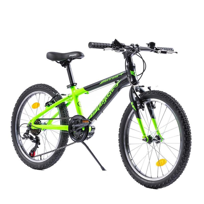 Bicicleta Pegas Drumet 20 inch (Negru/Verde)