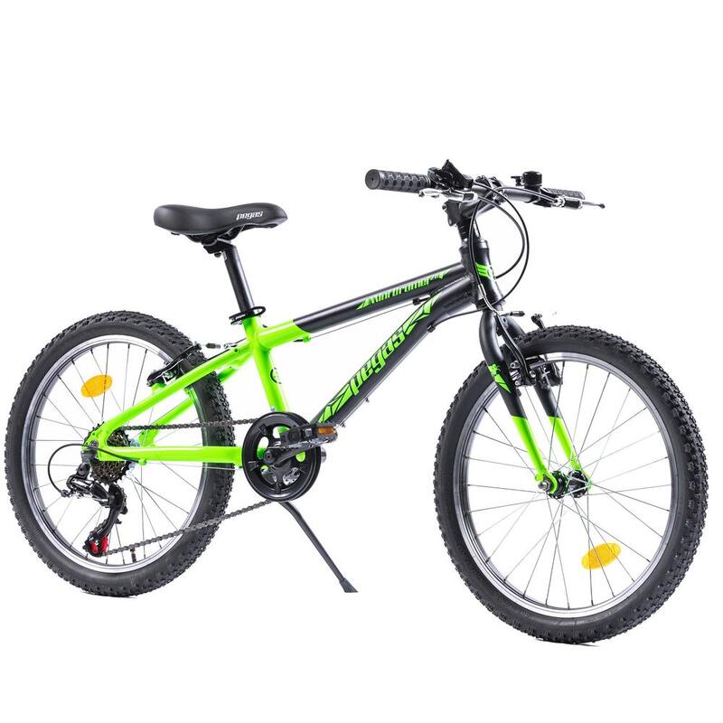 Bicicleta Pegas Drumet 20 inch (Negru/Verde)