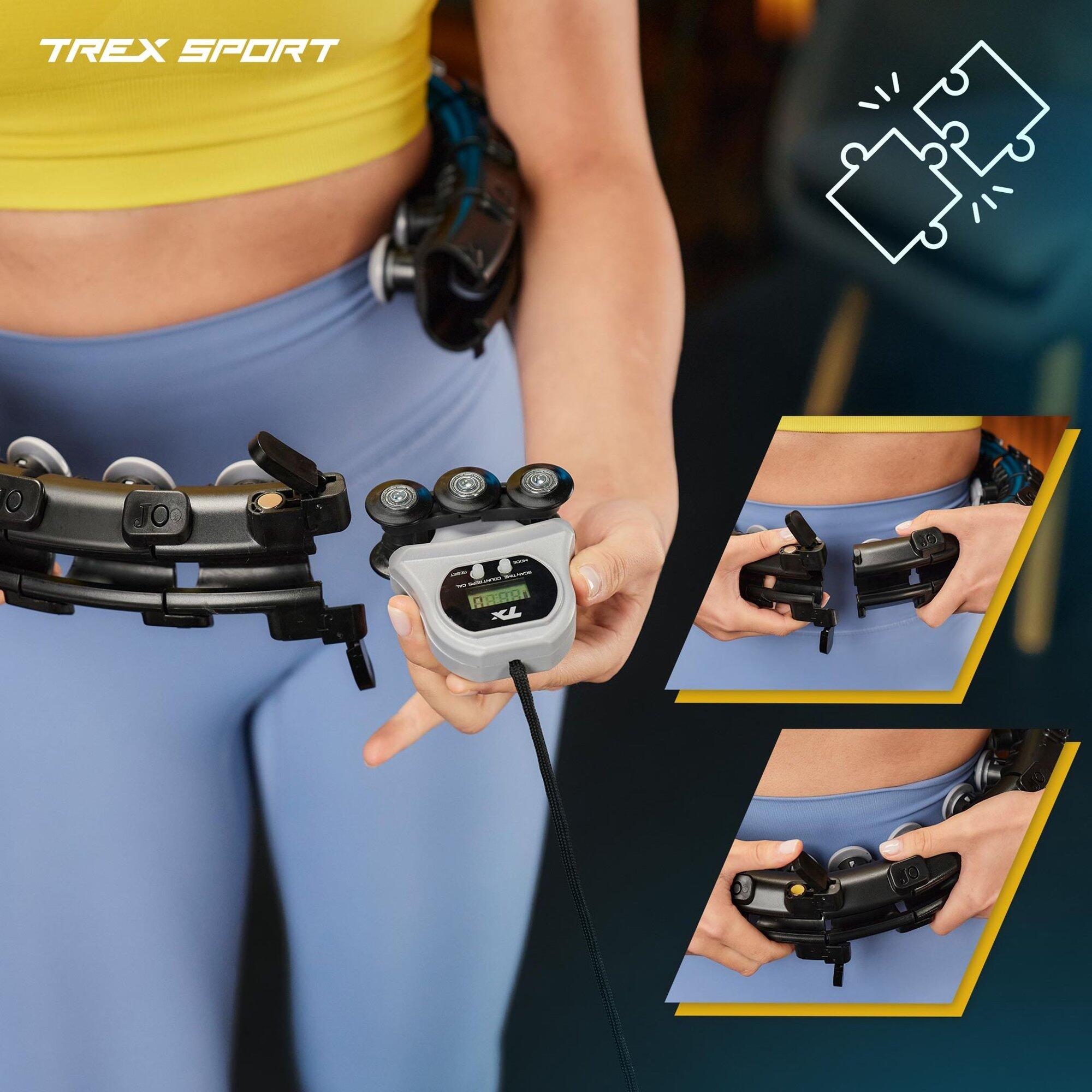 Hula Hoop inteligente Trex Sport con contador de calorías negro 3/7
