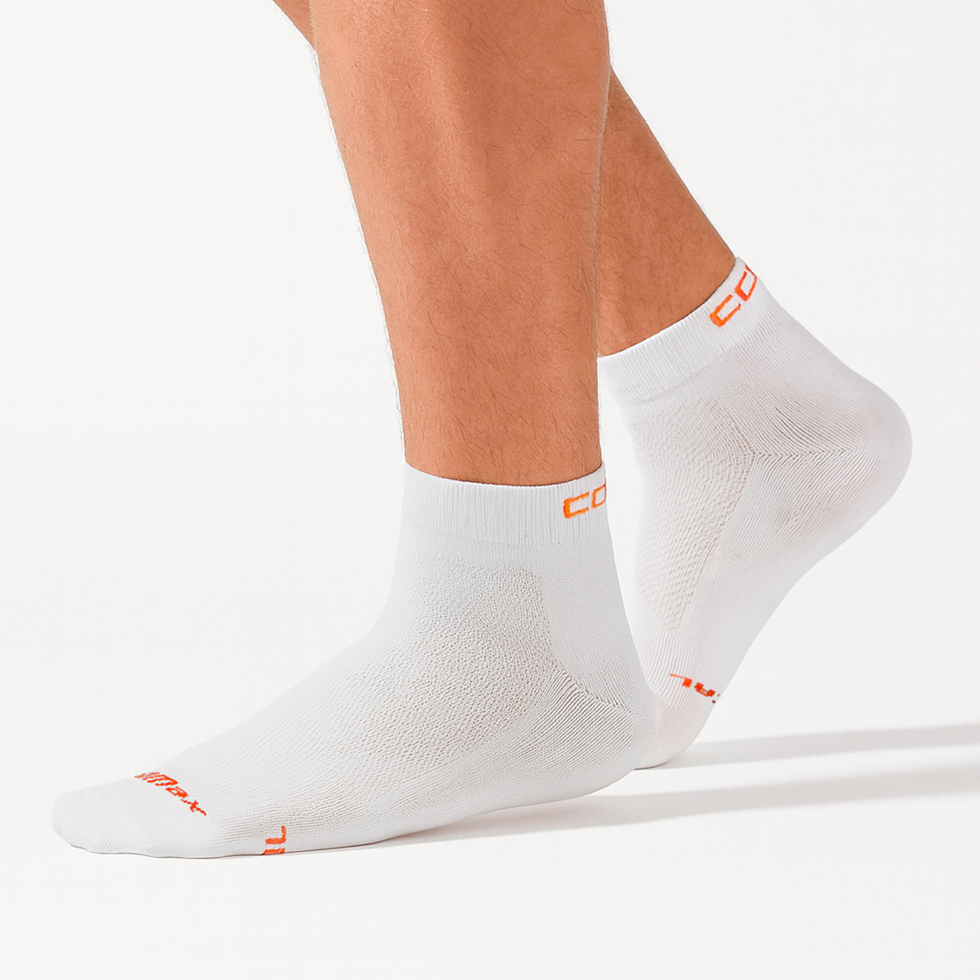 COMODO - Herren Damen Coolmax Sneaker Laufsocken Sommer Sportsocken für Running 3/4