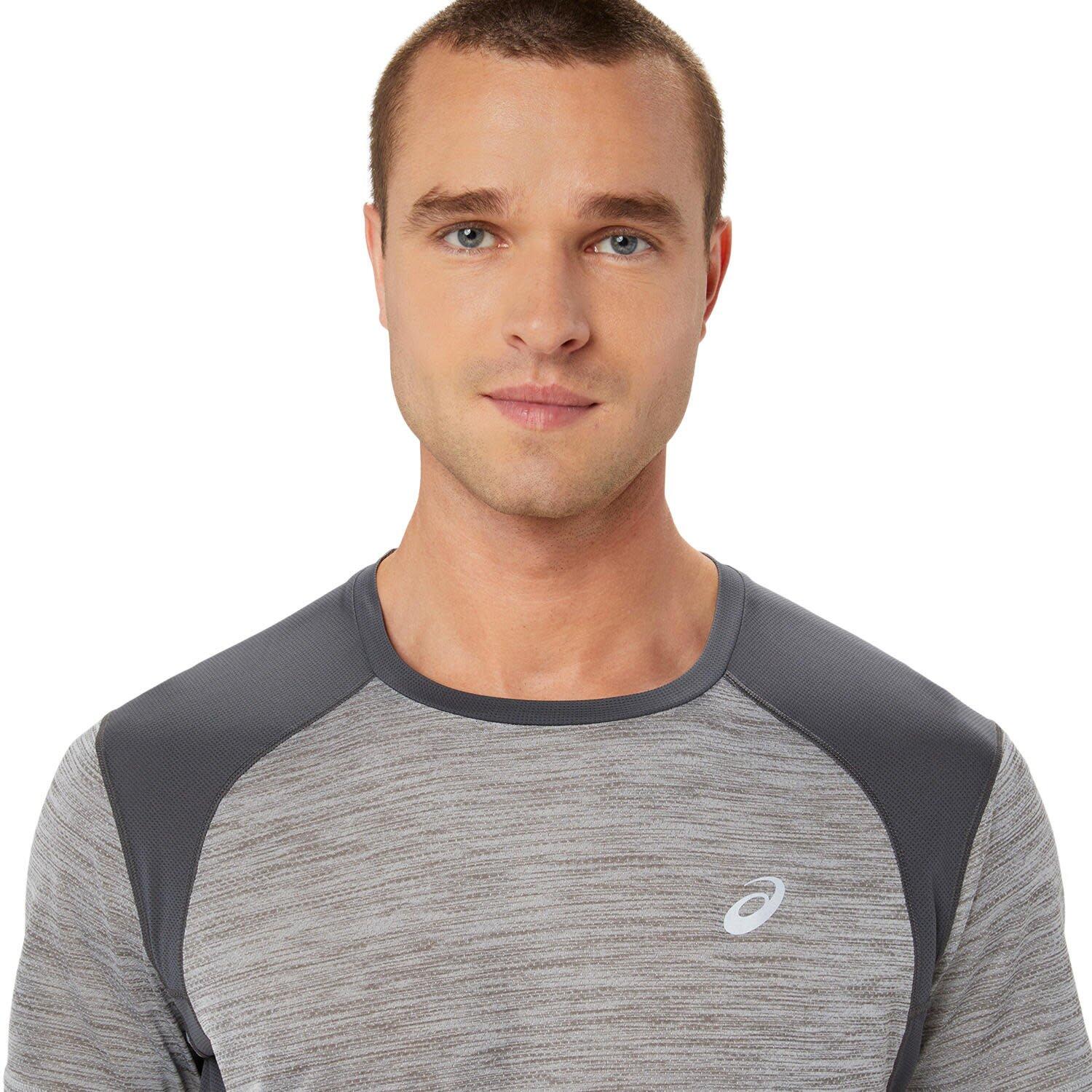 Camiseta Manga Hombre- ASICS Road SS Top - Grey 2/5