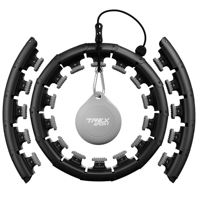 Trex Sport - Cerceau De Fitness Avec Picots De Massage Trex Sport 400 G Noir - Hula Hoop - Gris|noir - Decathlon