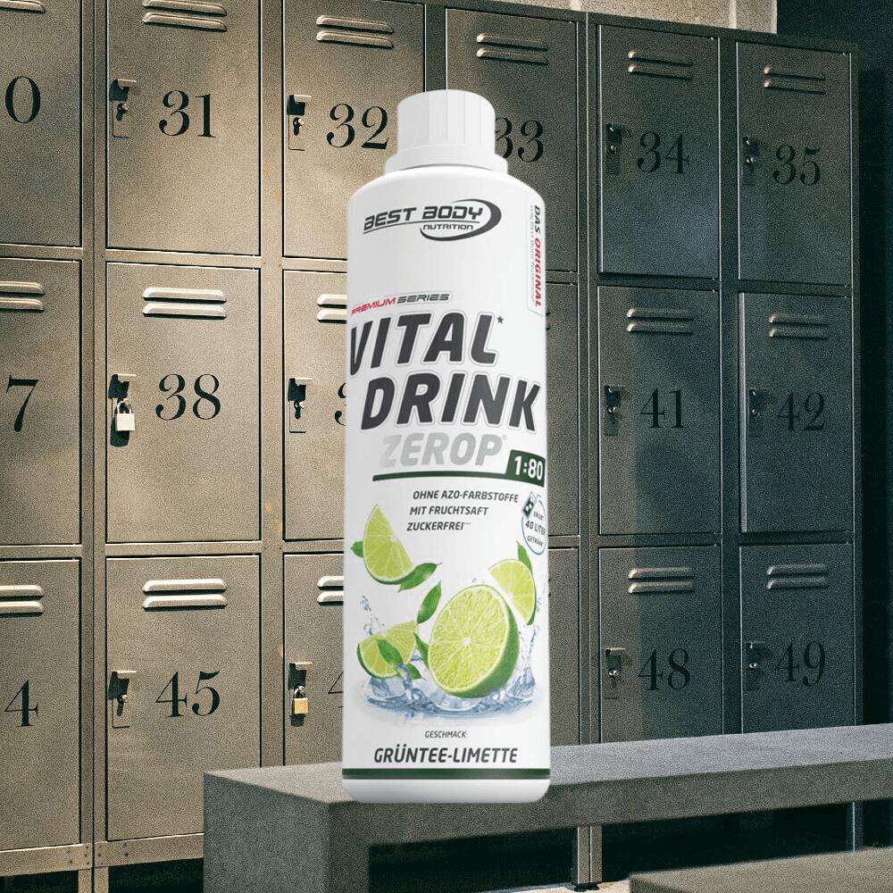 Best Body Nutrition Vital Drink Zerop (500ml) Green Tea Lime - Intra 2/3