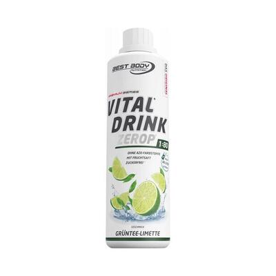 Best body nutrition vital drink zerop (500ml) green tea lime - intra