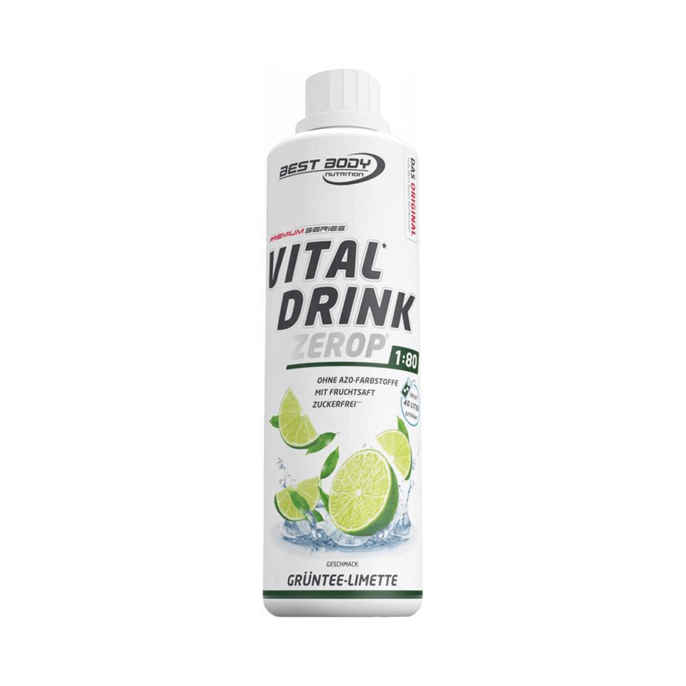 Best Body Nutrition - Best Body Nutrition Vital Drink Zerop (500ml) Green Tea Lime - Intra - Boisson Sans Sucres - 500 Ml - Decathlon