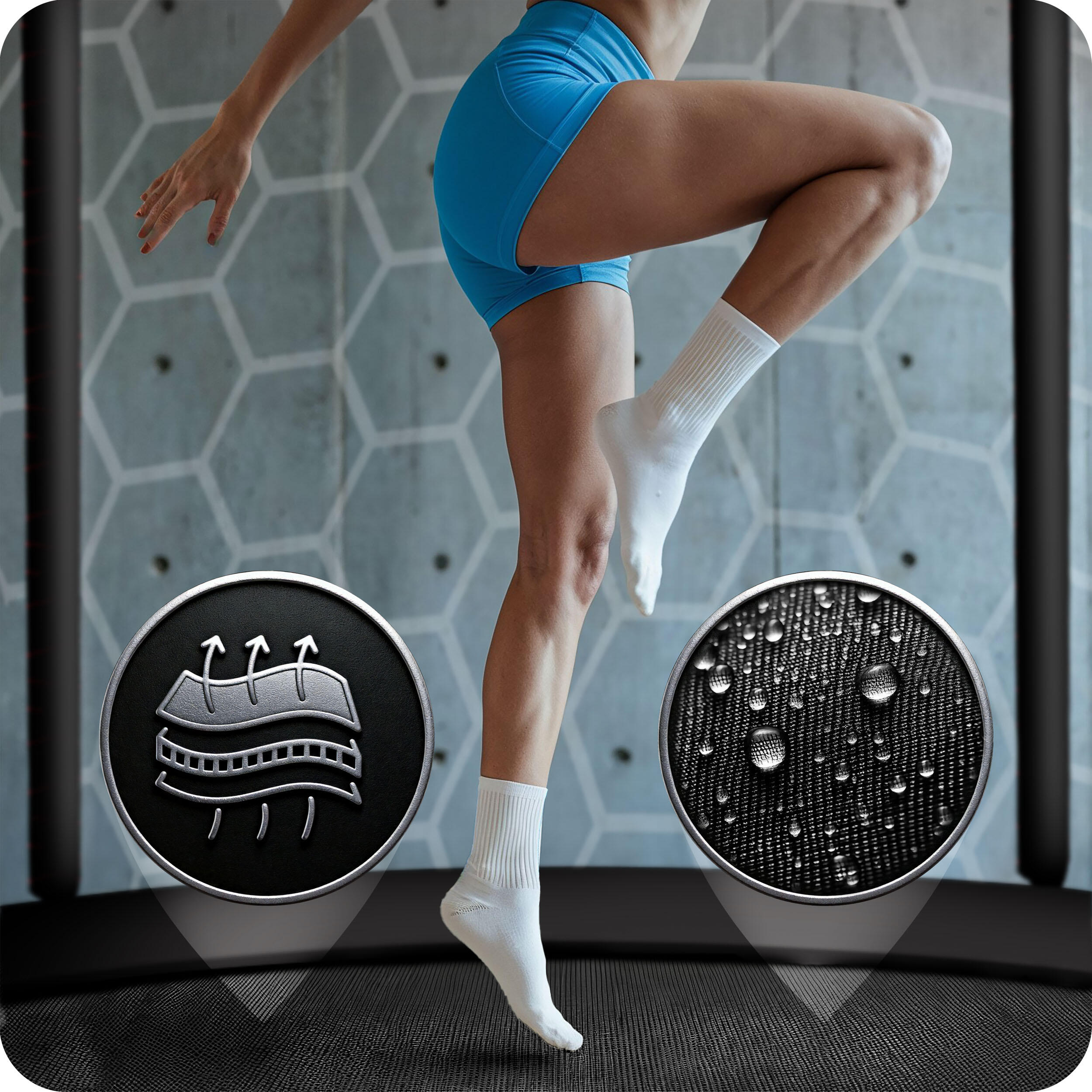Trampolina ogrodowa z siatką wewnętrzną Neo-Sport 435cm 14ft 4/7
