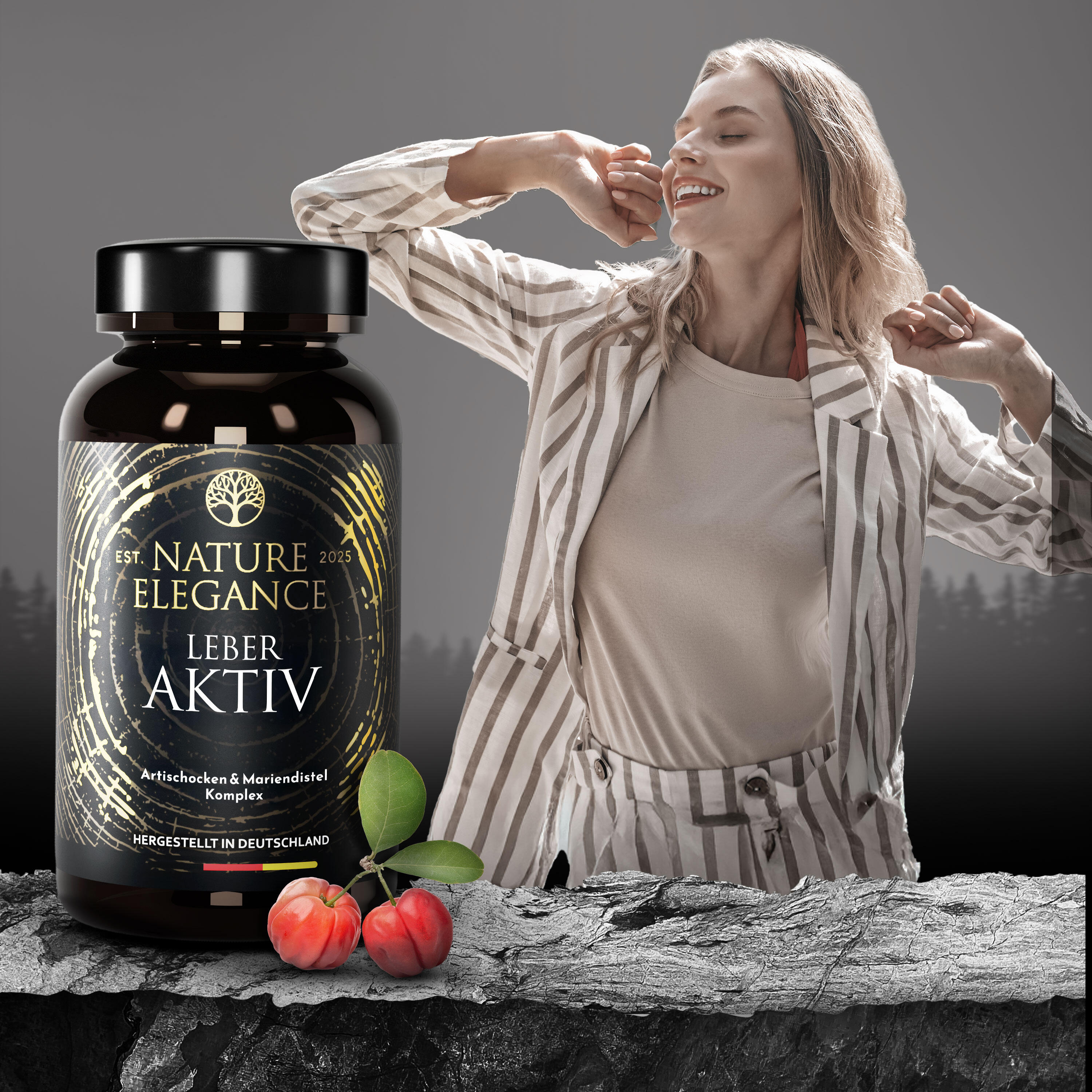 Vitamine C pure d’Acerola – Forte dose, Vegan, 360 gélules, Made in Germany 4/7