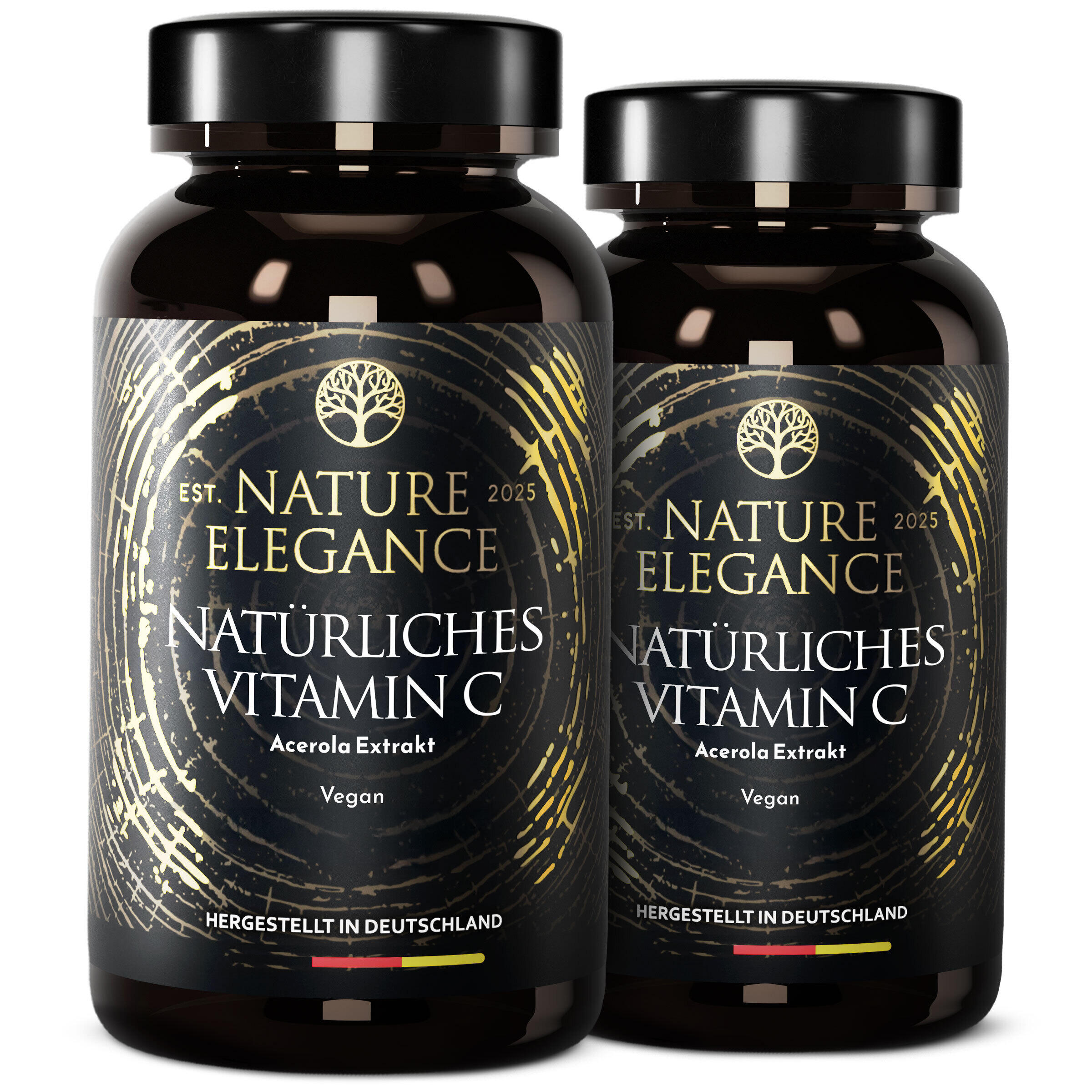 NEOLYMP Vitamina C pura da Acerola – Alta dose, Vegano, 360 capsule, Made in Germany