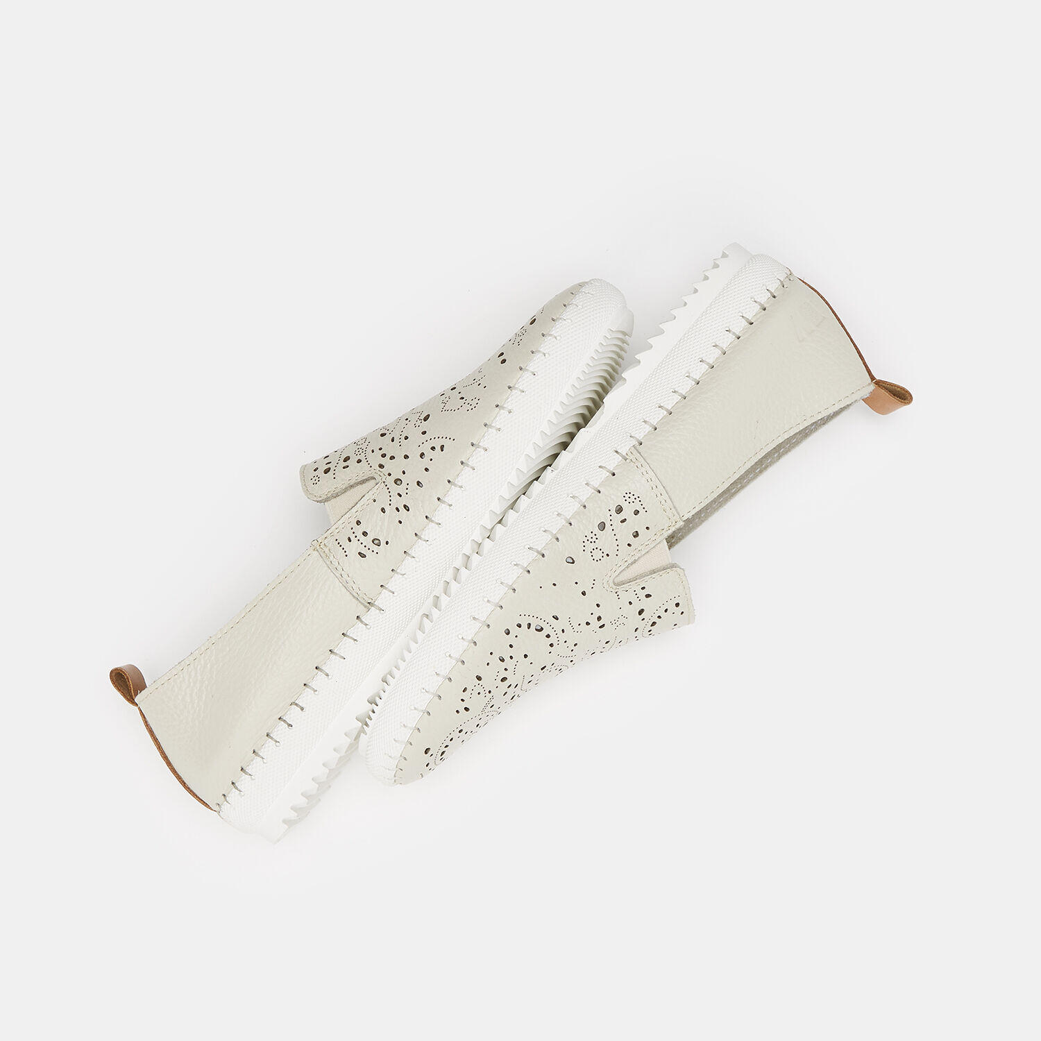 Mocassins en cuir ajouré 5/6