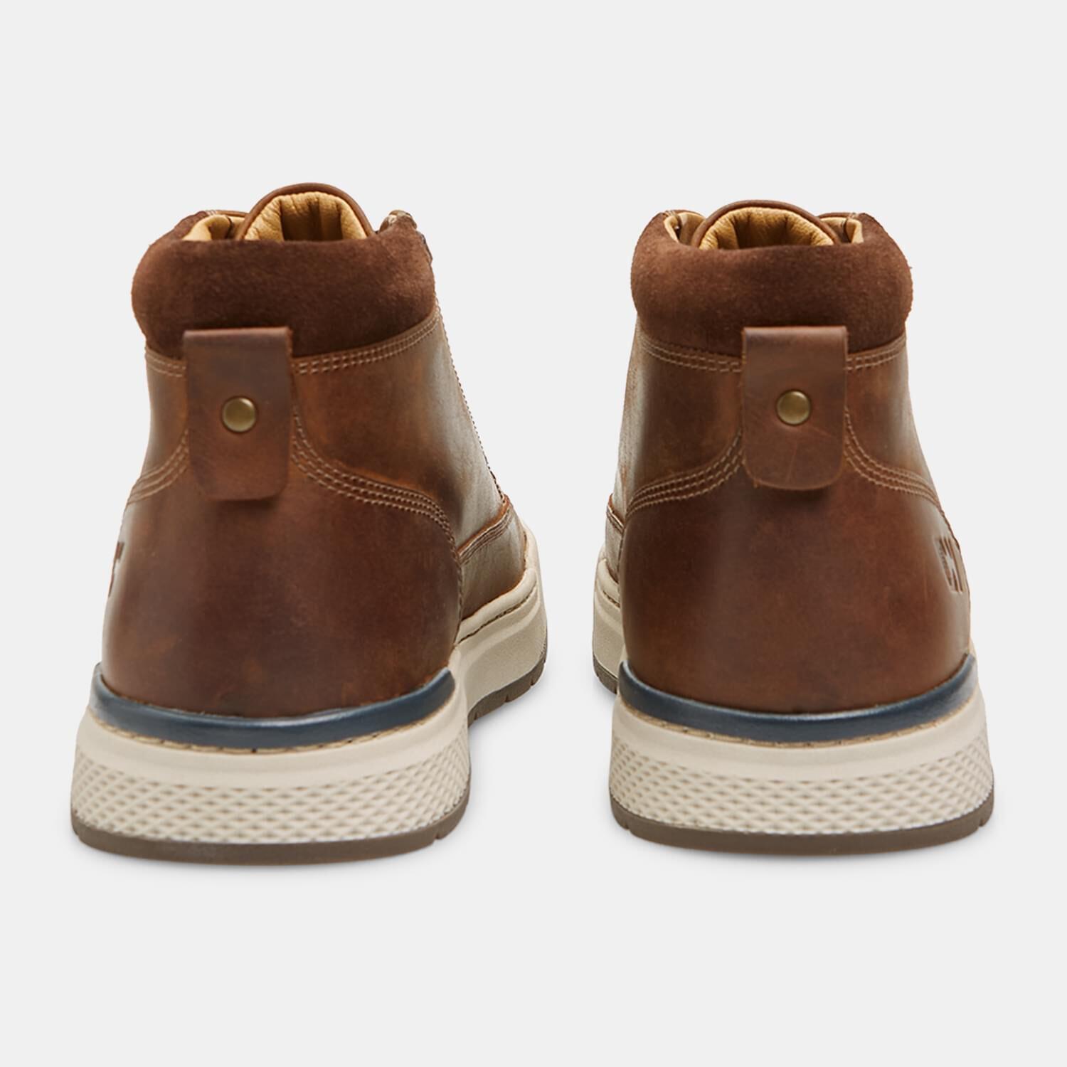 Sneakers mi-hautes en cuir pour homme 3/5