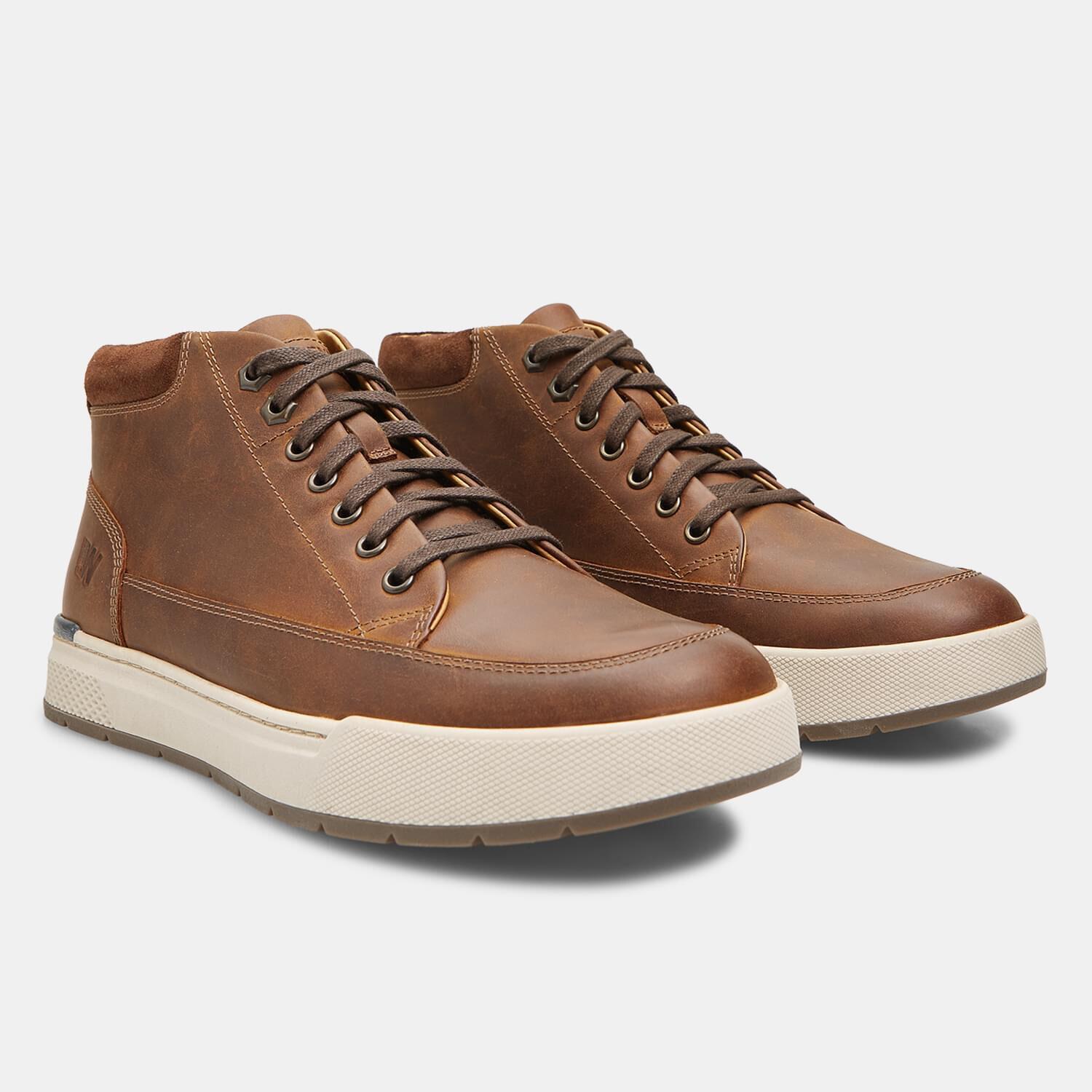 Sneakers mi-hautes en cuir pour homme 2/5