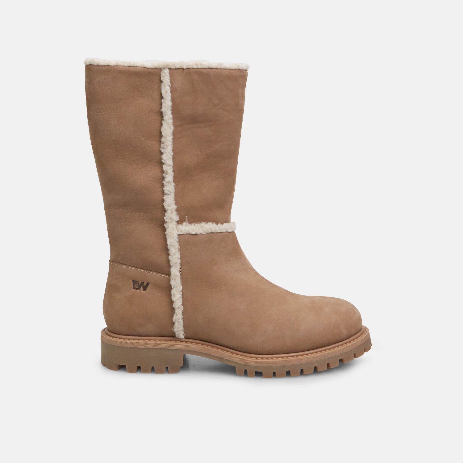 Weinbrenner - Bottes Pour Femme En Cuir Nubuck Weinbrenner - Bottes - Beige - Decathlon