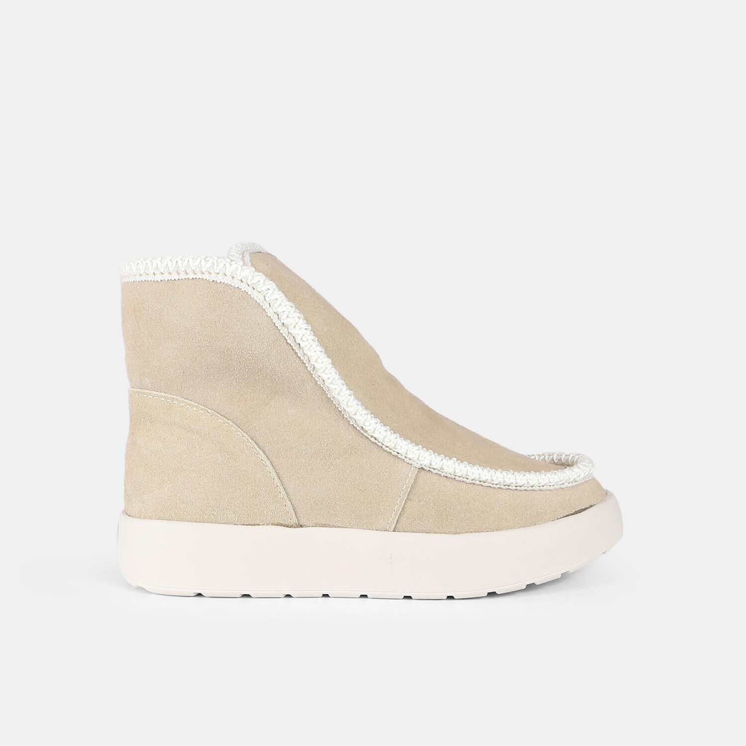 Weinbrenner - Bottine En Daim Pour Femme Weinbrenner - Bottes - Beige - Decathlon