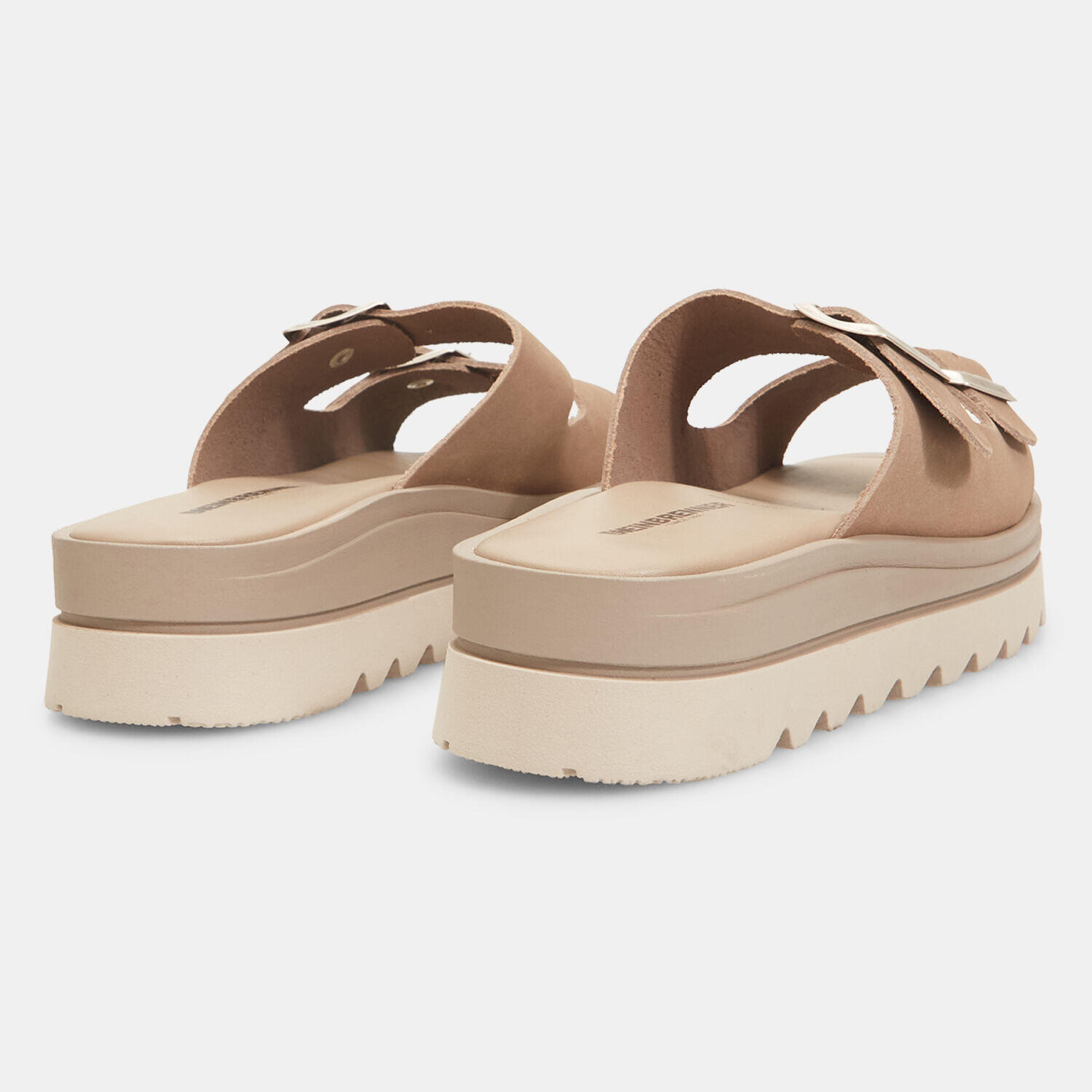 Mules pour femme Weinbrenner en cuir avec semelle crantée 3/5