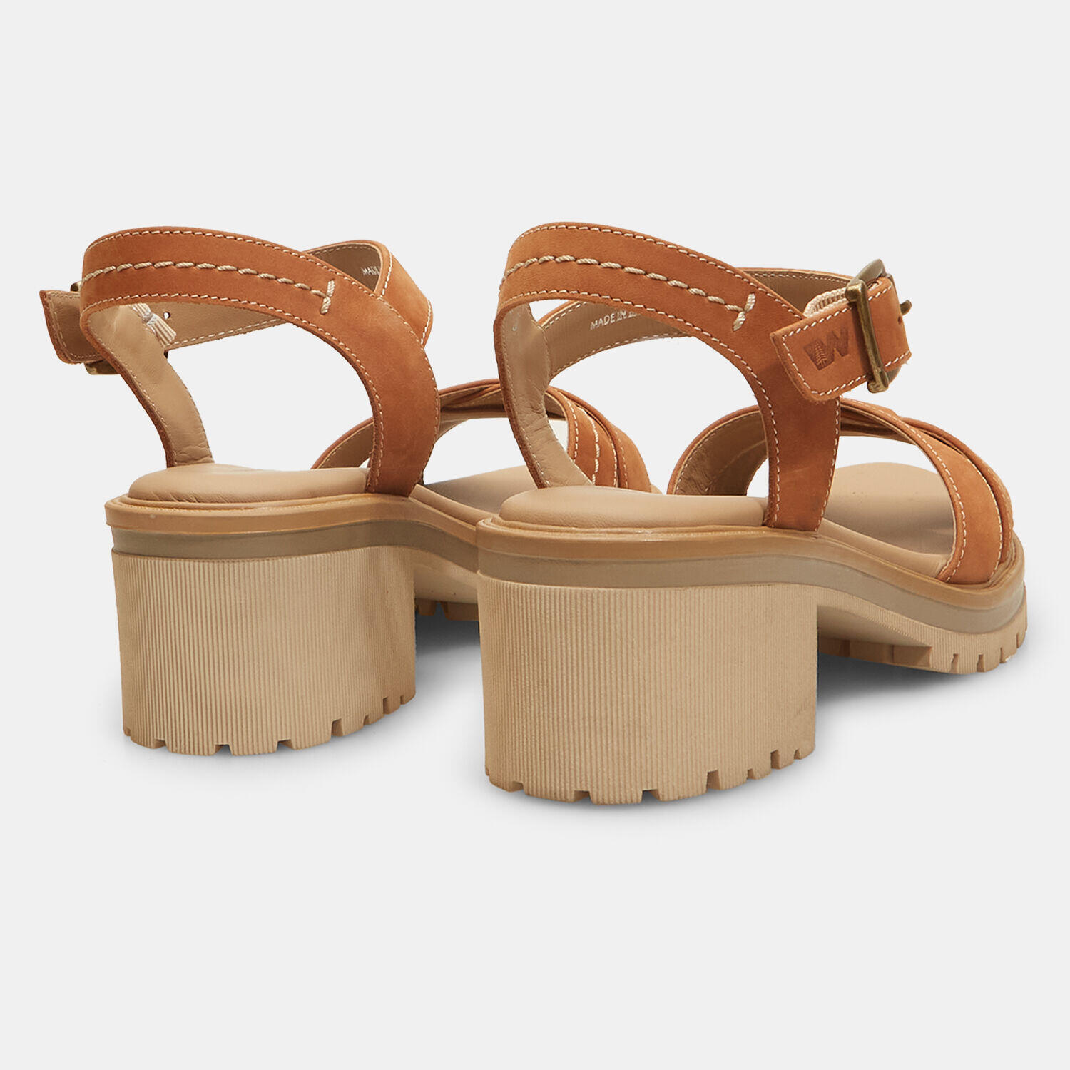 Sandales pour femme Weinbrenner en nubuck avec talon 5 cm 3/5