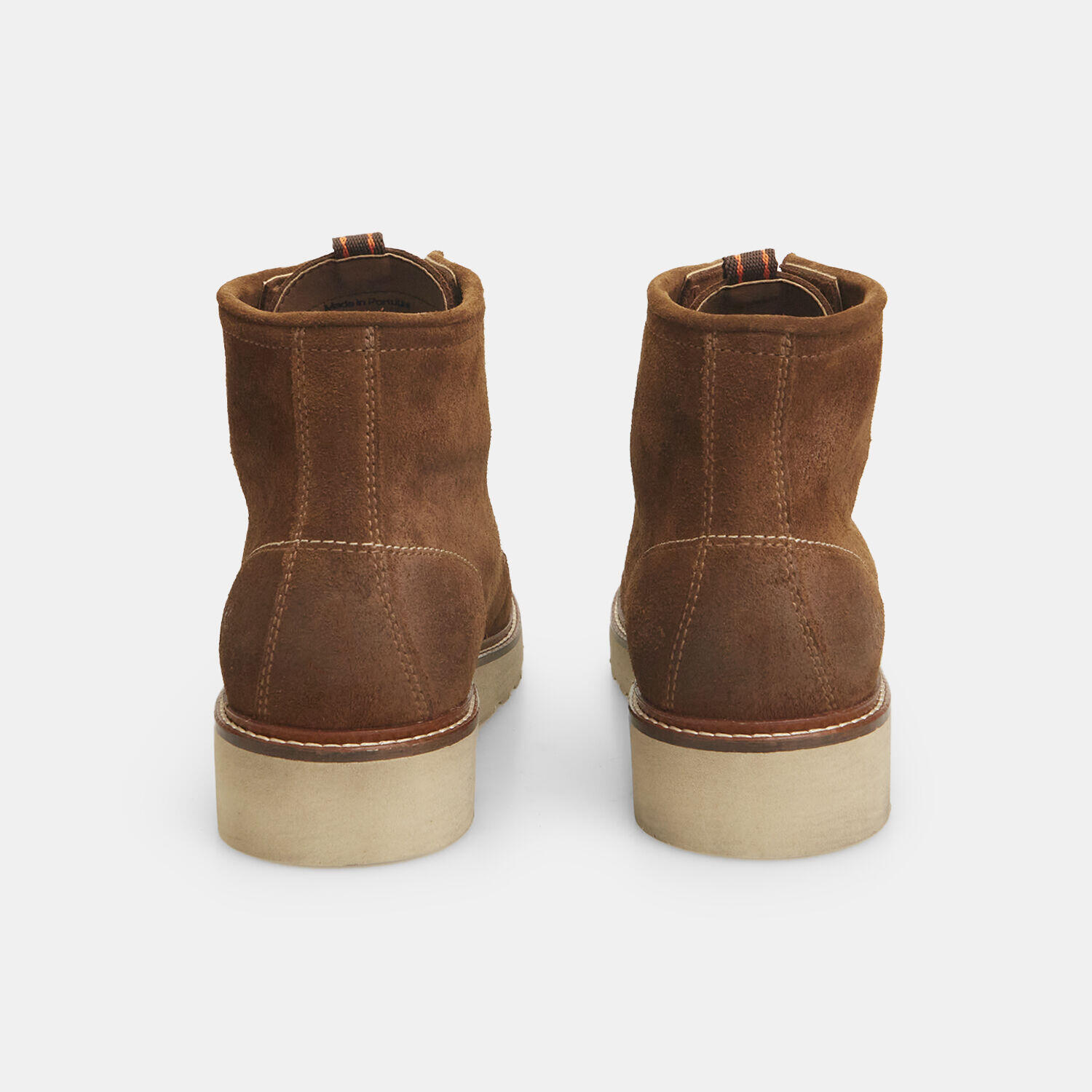 Bottines pour homme Weinbrenner en cuir velours 3/6