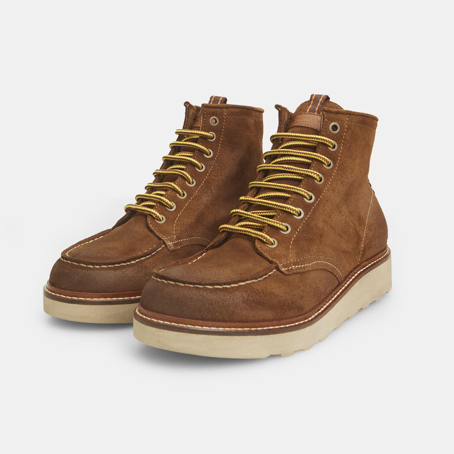 Bottines pour homme Weinbrenner en cuir velours 2/6