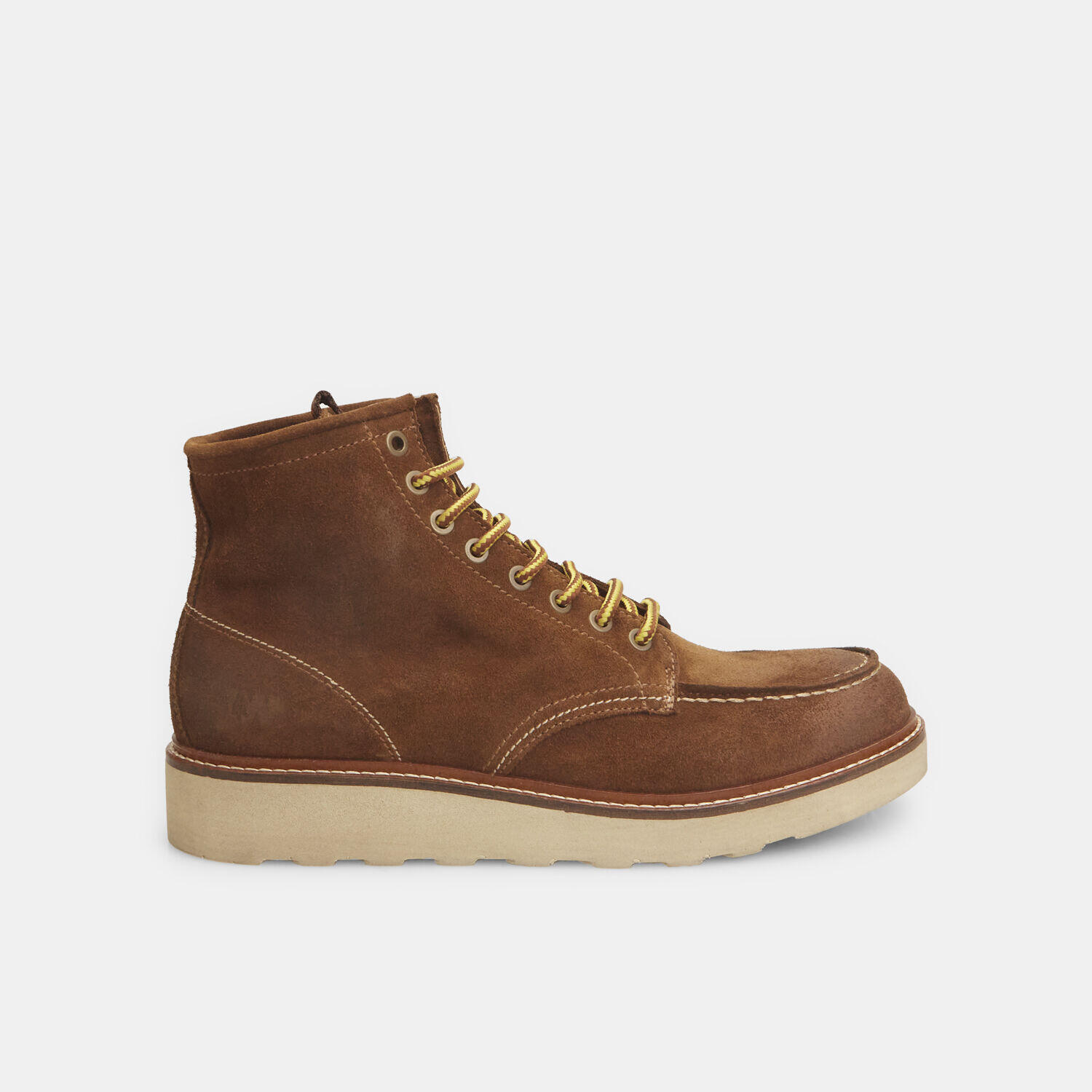 Weinbrenner - Bottines Pour Homme Weinbrenner En Cuir Velours - Bottes - Marron - Decathlon