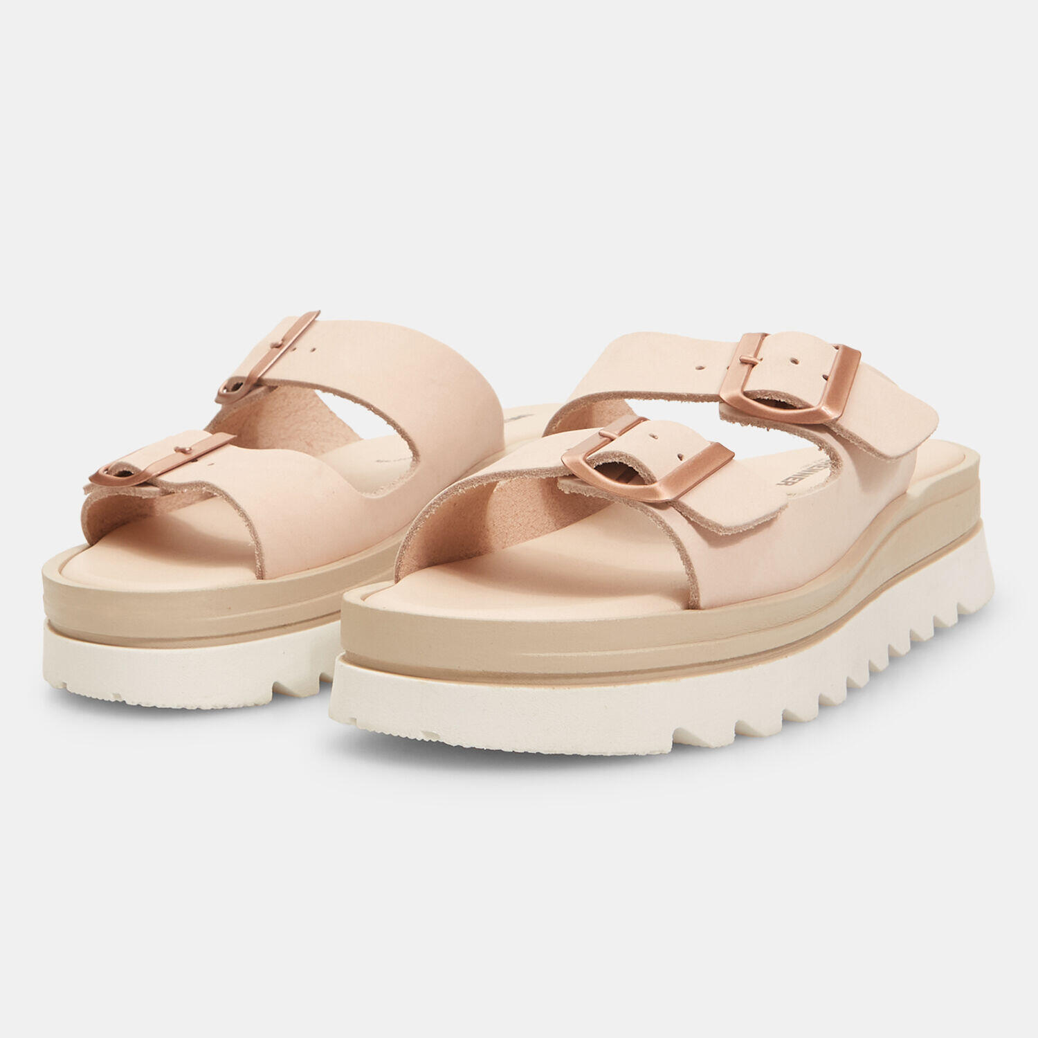 Mules pour femme Weinbrenner en cuir avec semelle crantée 2/5