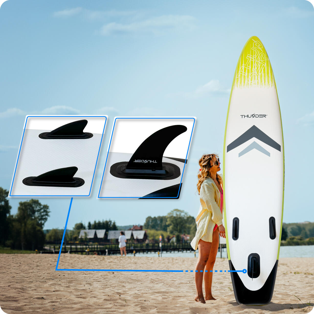 Aufblasbares SUP-Board mit Zubehör THUNDER VELA 320cm 5/8