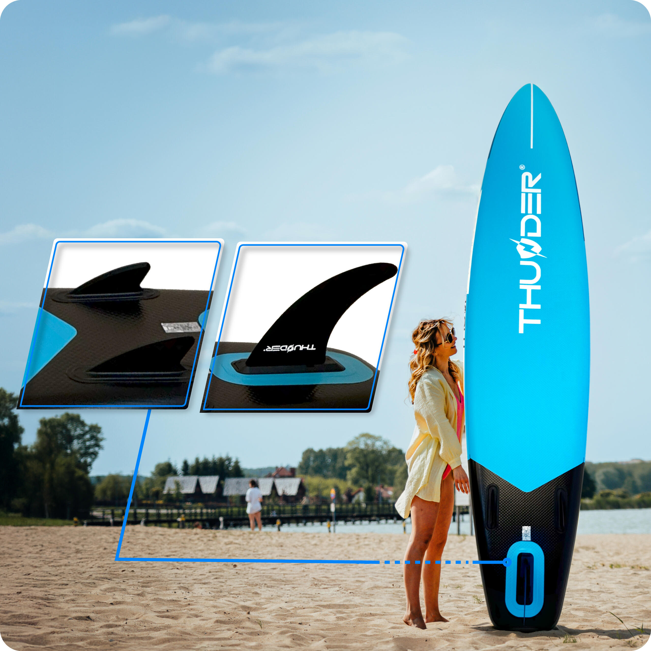 Aufblasbares SUP-Board mit Zubehör THUNDER MARIS 320cm 5/8