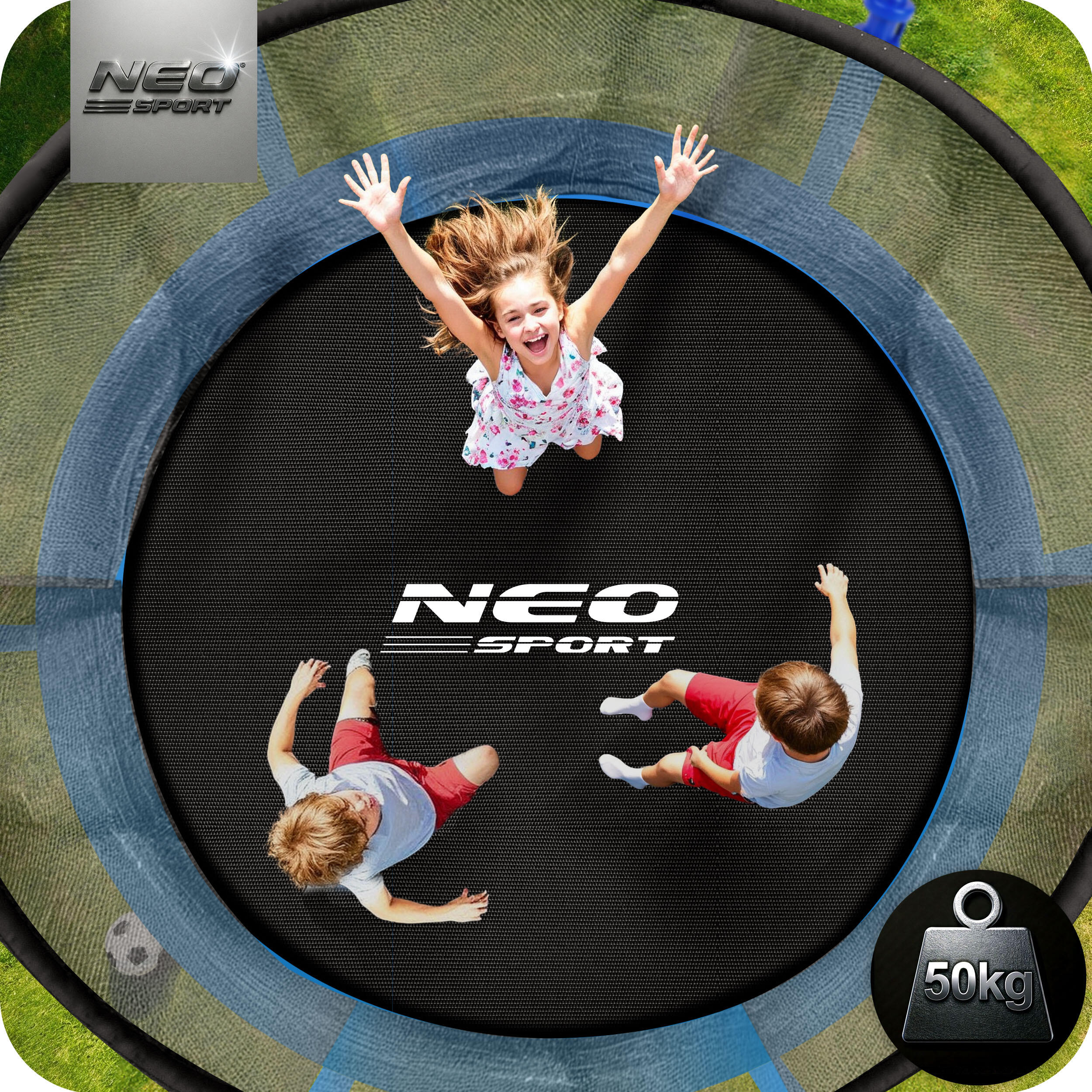 Trampolina ogrodowa Neo-Sport NS-06W181 6ft/183cm z siatką wewnętrzną 3/7