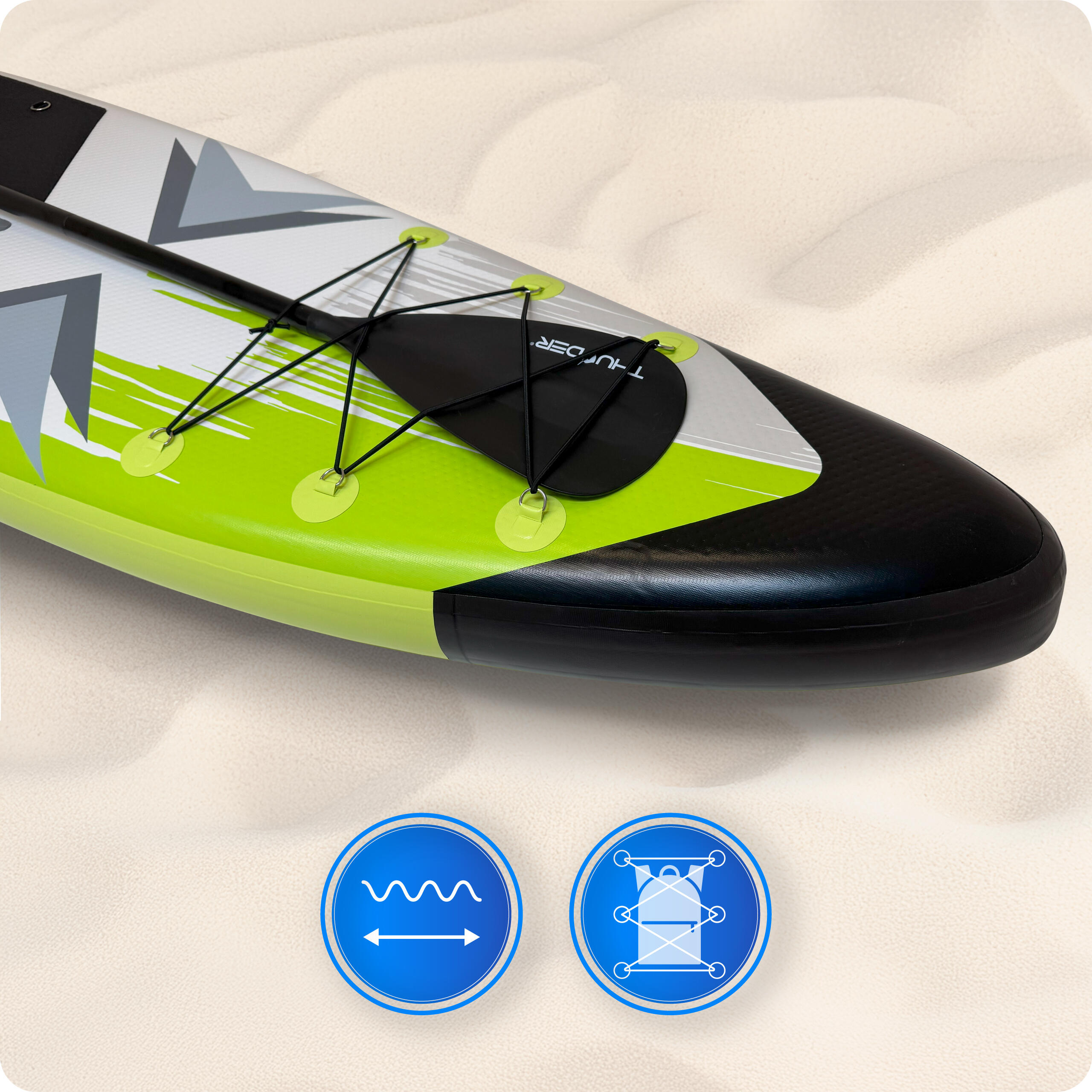 Aufblasbares SUP-Board mit Zubehör THUNDER VELA 320cm 6/8
