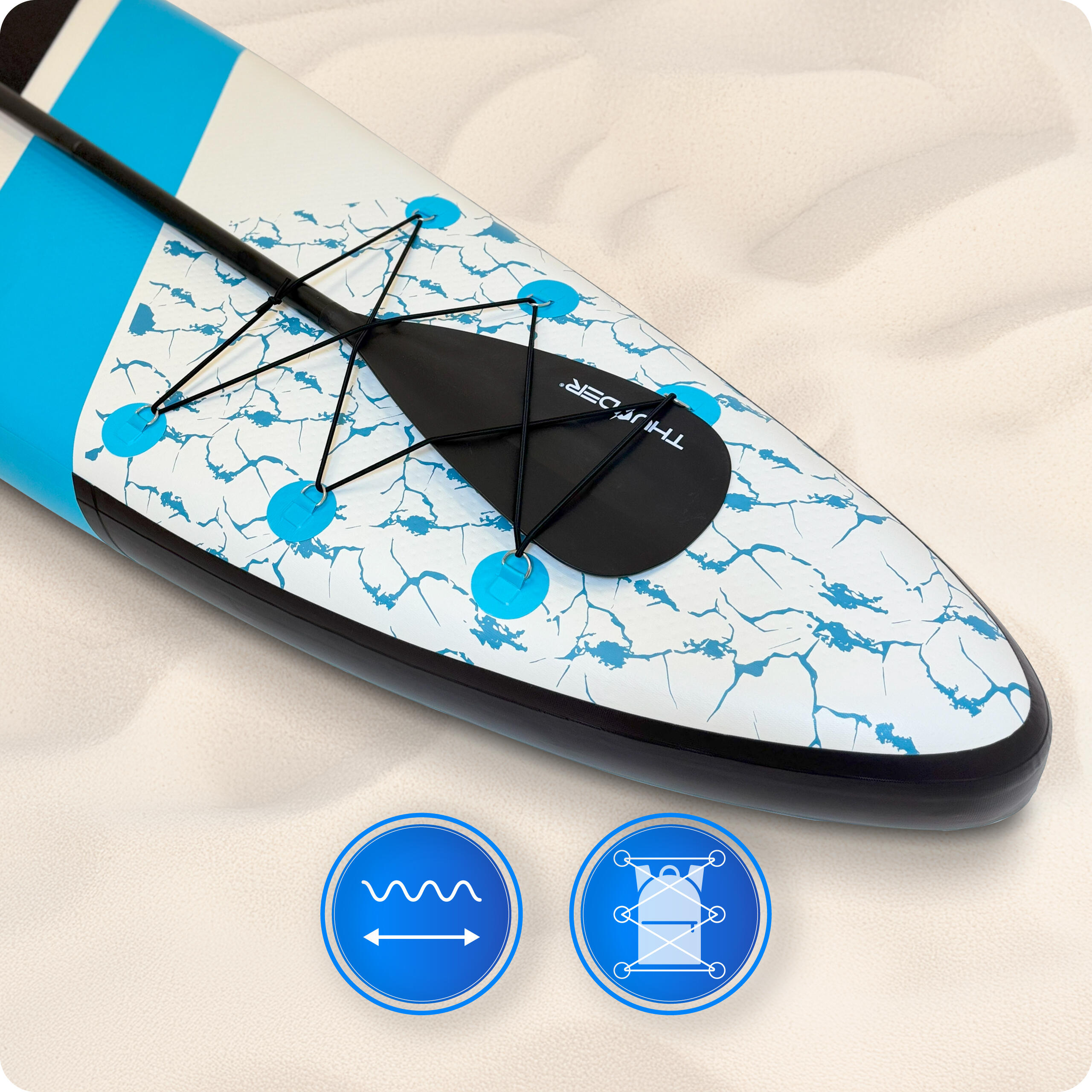 Aufblasbares SUP-Board mit Zubehör THUNDER MARIS 320cm 6/8