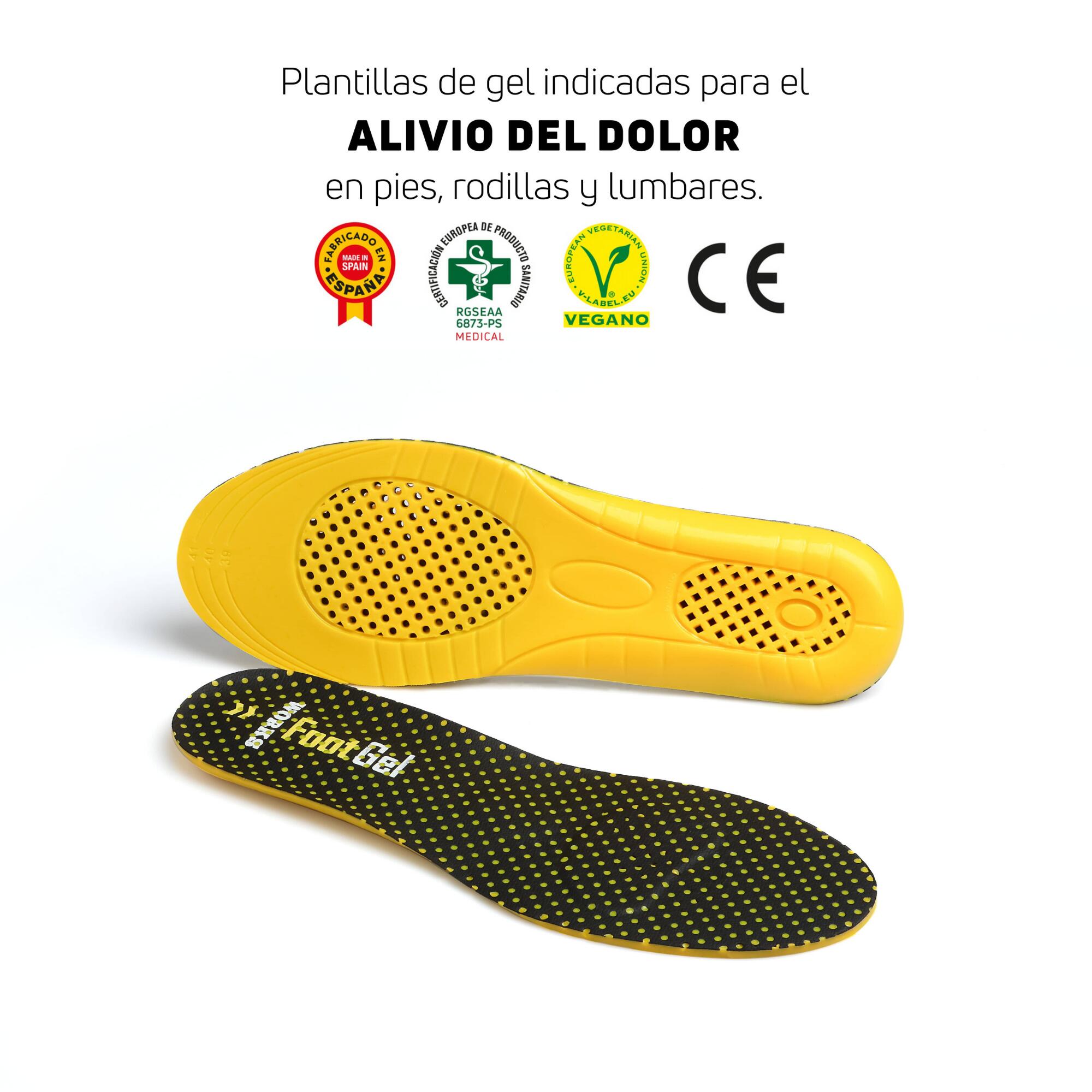 PLANTILLA DE GEL FOOTGEL WORKS TALLA 35-38 2/4