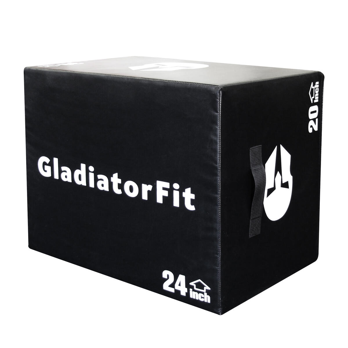 Gladiatorfit - Plyobox De Saut En Mousse 3 En 1 Gladiatorfit - Console - Blanc|noir - Taille Unique - Decathlon