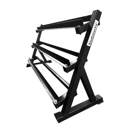 Rack de rangement support en acier pour 12 paires d’haltères