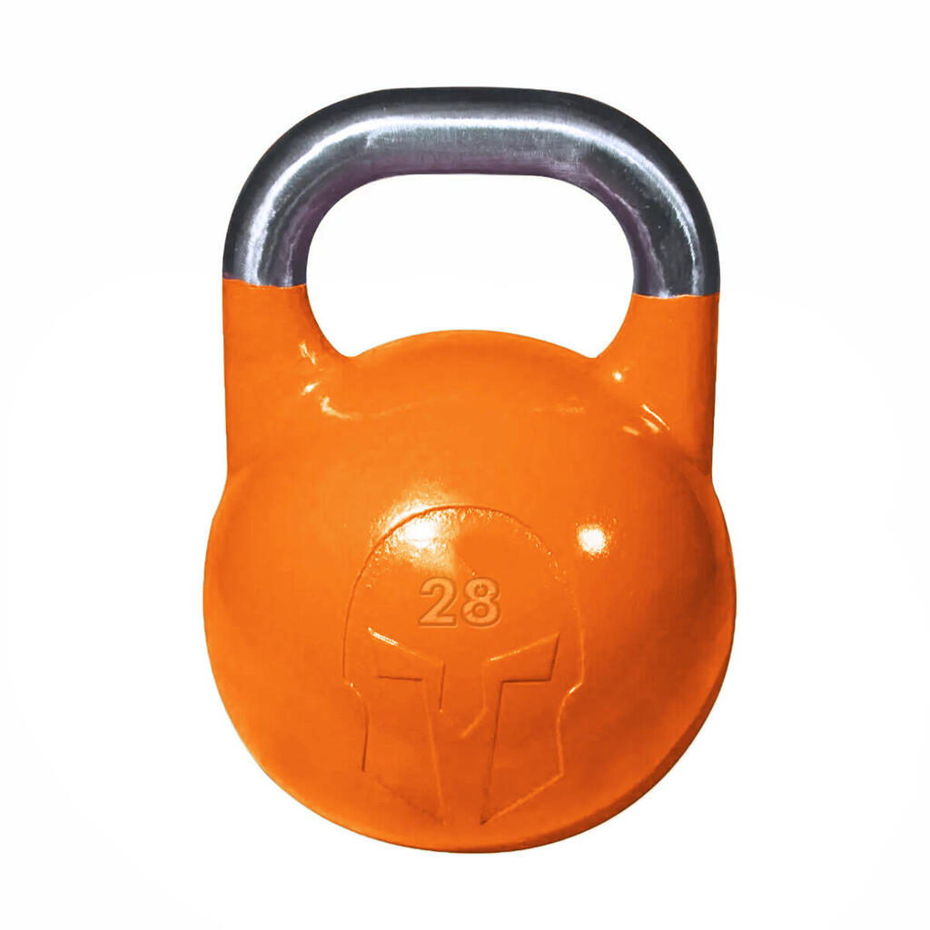 Cast-iron competition kettlebell with inlaid logo GladiatorFit