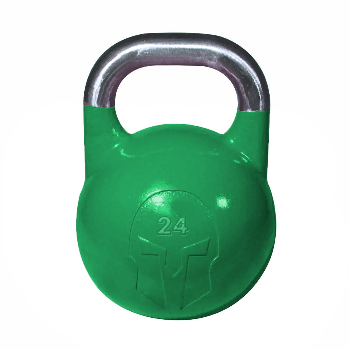 Gladiatorfit - Kettlebell De Compétition En Fonte Avec Logo Incrusté Gladiatorfit - Sac Lesté - Vert - 24 Kg - Decathlon