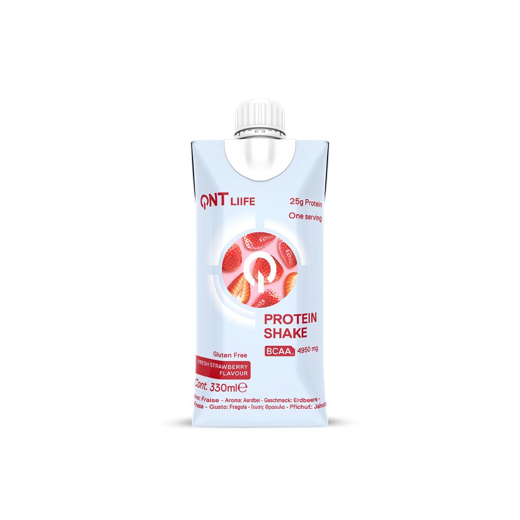 QNT Delicious Whey Shake (25g de proteína) - Morango - 330 ml