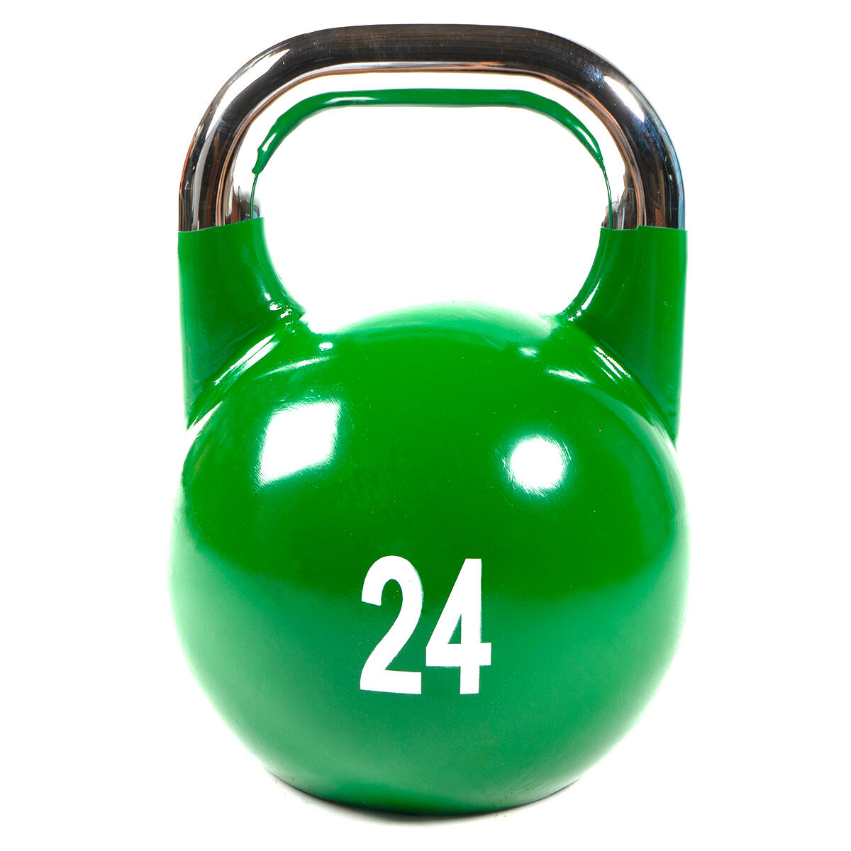 Gladiatorfit - Kettlebell De Compétition En Fonte Avec Logo Peint Gladiatorfit - Kettlebell - Vert - 24 Kg - Decathlon