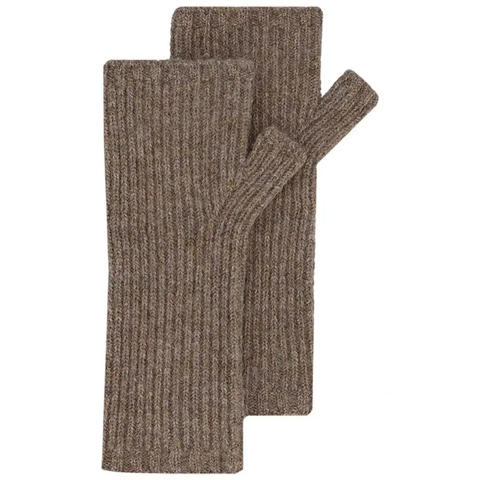 Długie rękawiczki bez palców damskie Fashion Dark Taupe 2/3