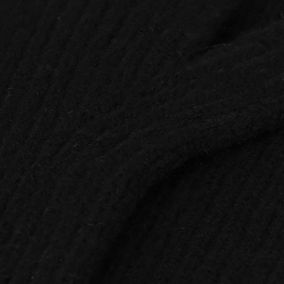 Długie rękawiczki bez palców damskie modne czarne 3/3