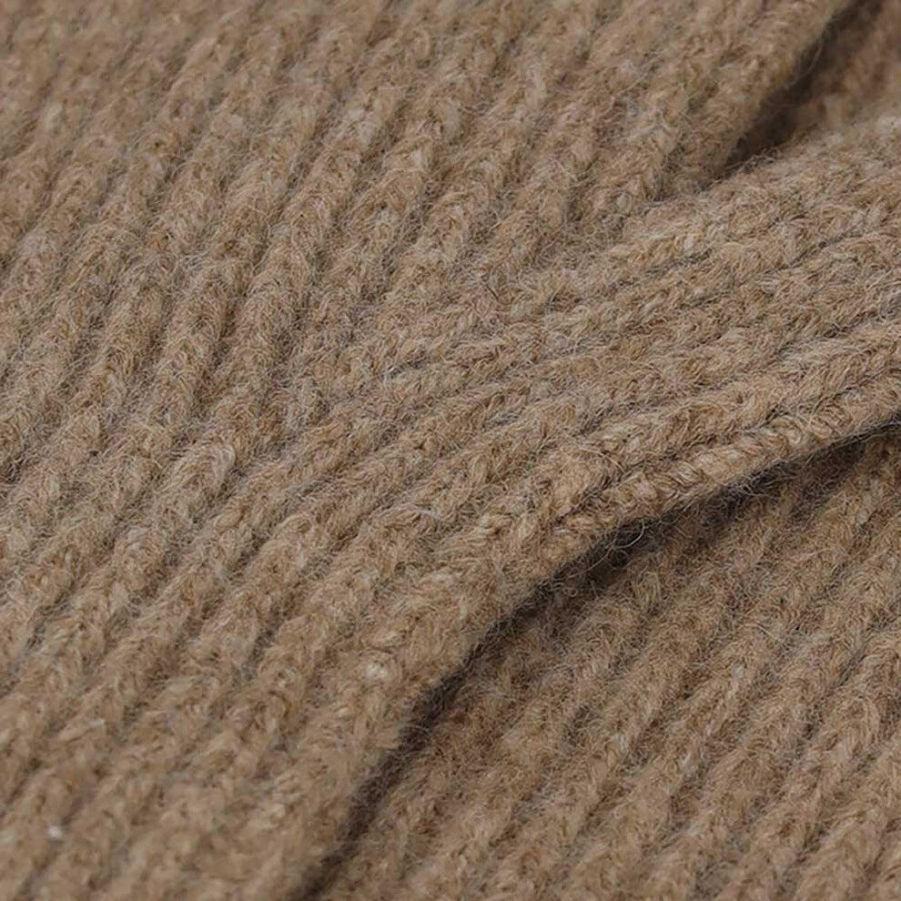 Lange fingerlose Handschuhe für Damen, modisch in Kamel 3/3